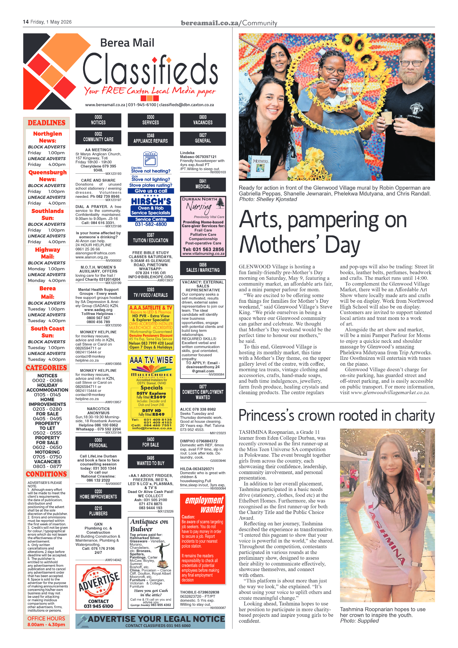 Berea Mail 01 May 2026 page 14