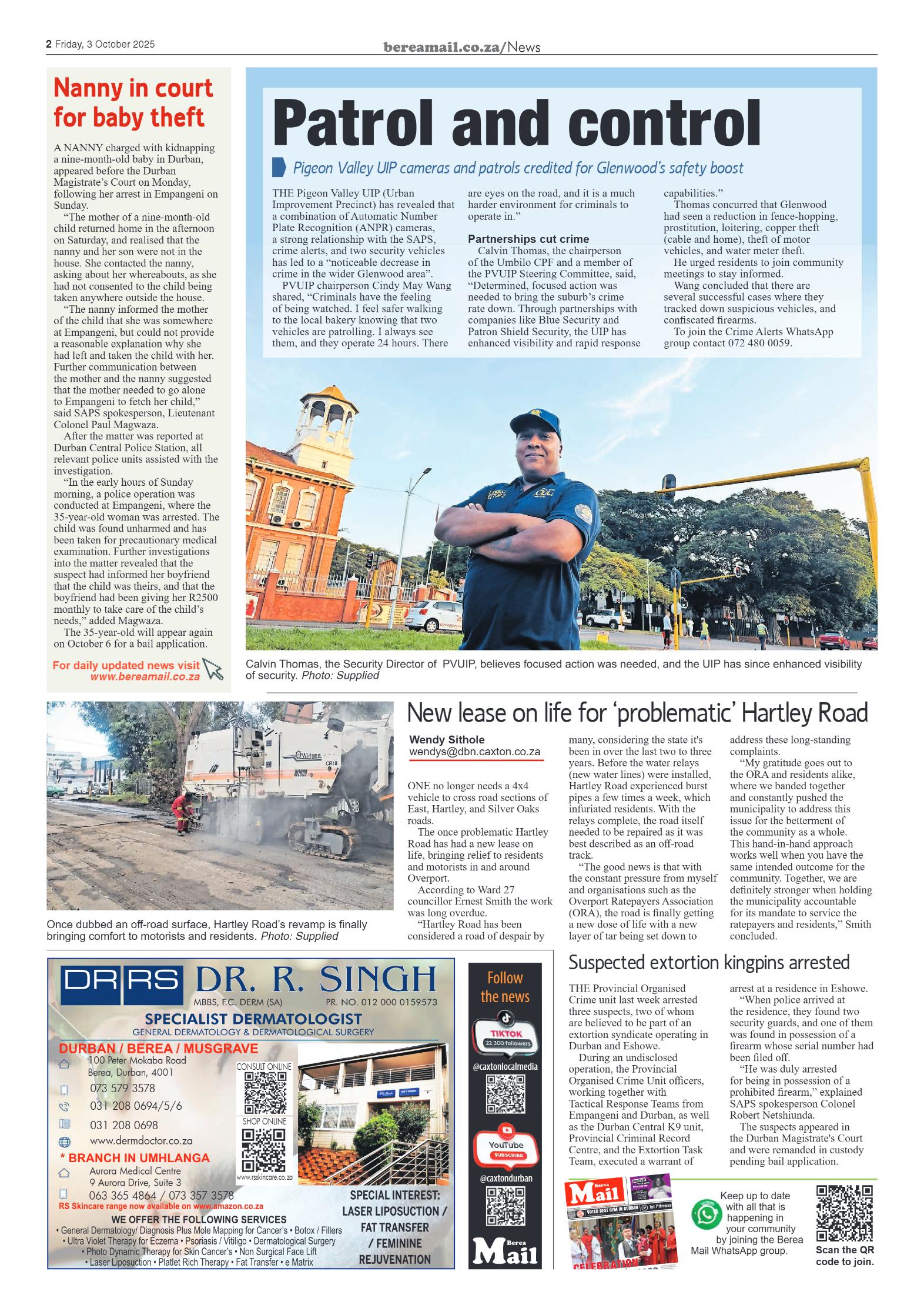 Berea Mail 03 October 2025 page 2