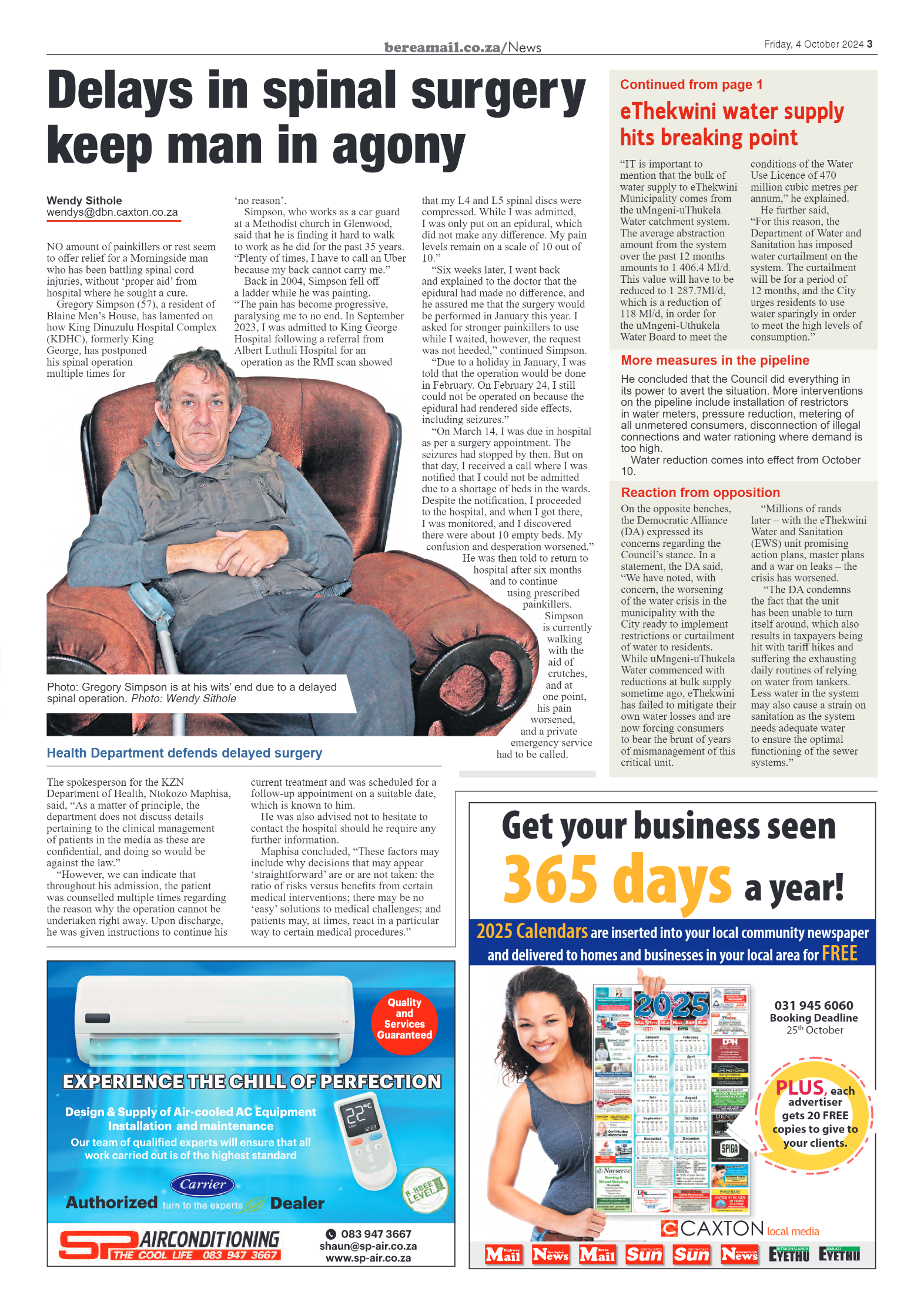 Berea Mail 04 October 2024 page 3
