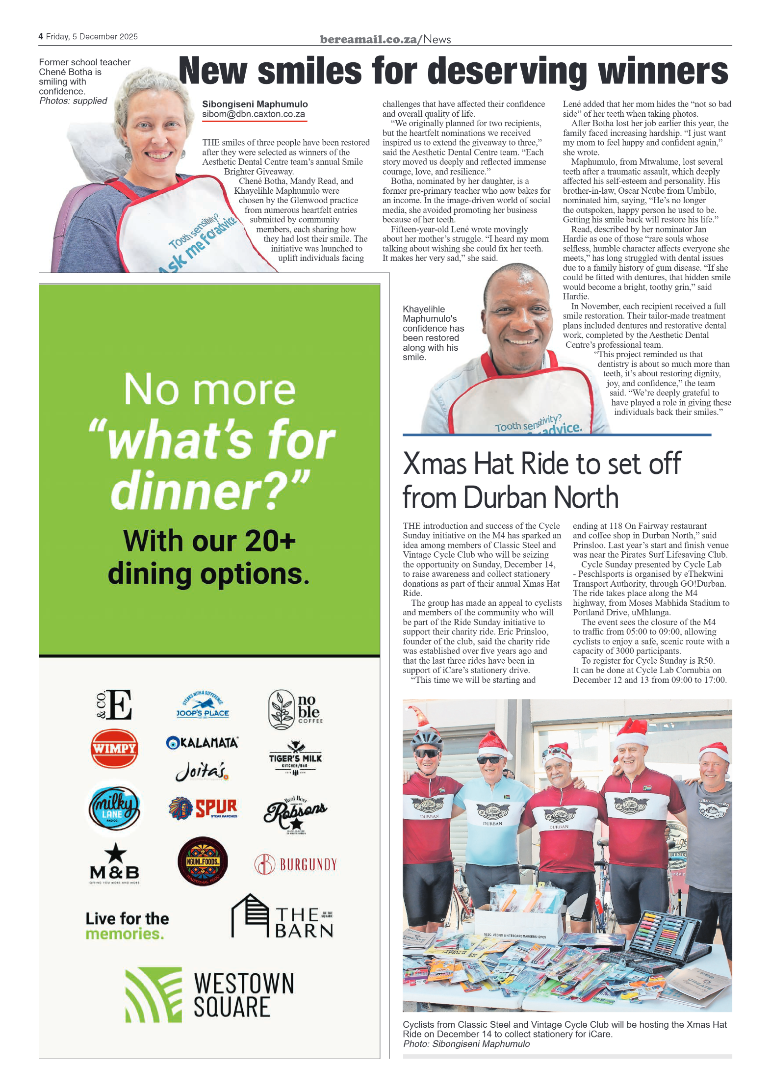 Berea Mail 05 December 2025 page 4