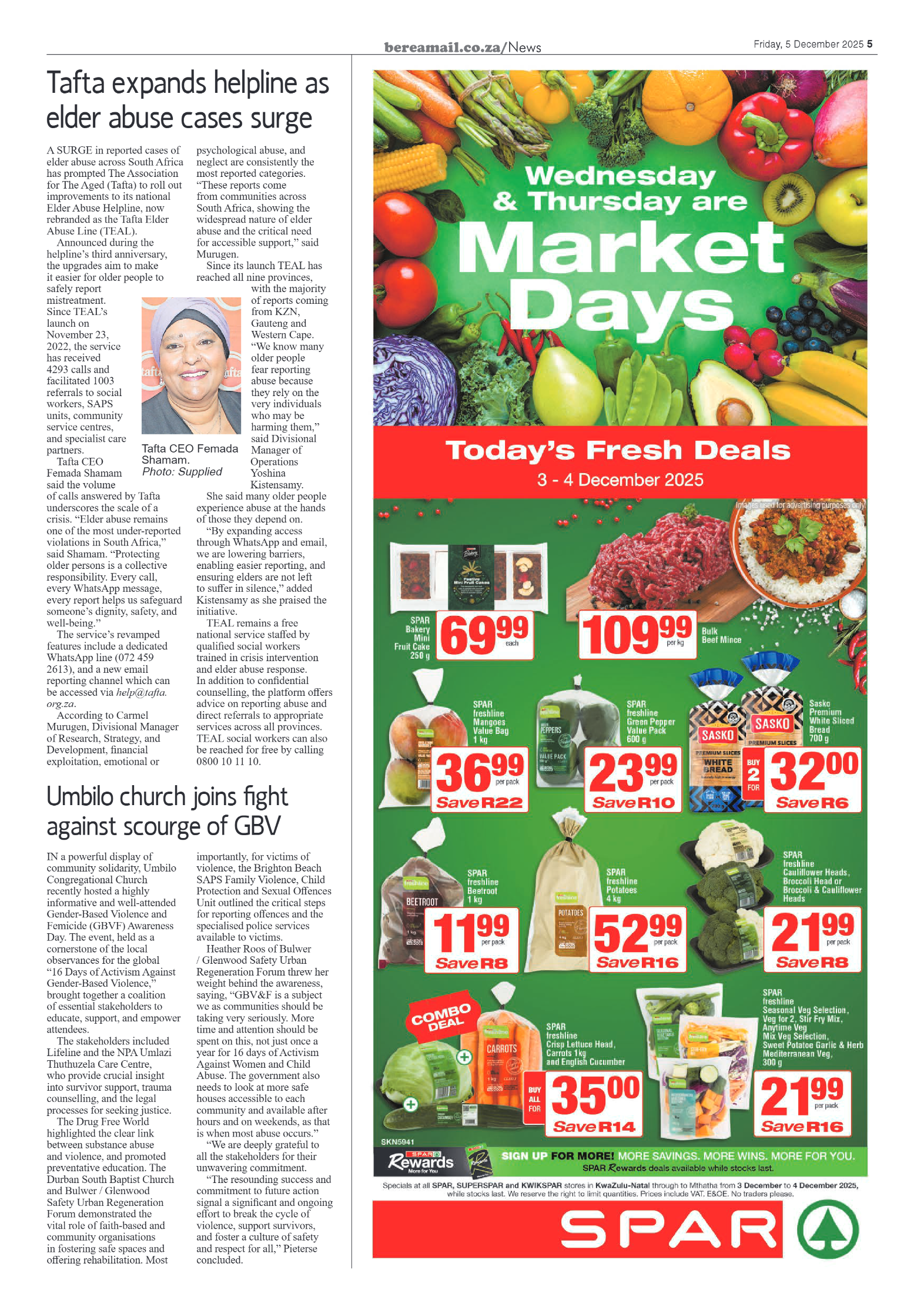 Berea Mail 05 December 2025 page 5