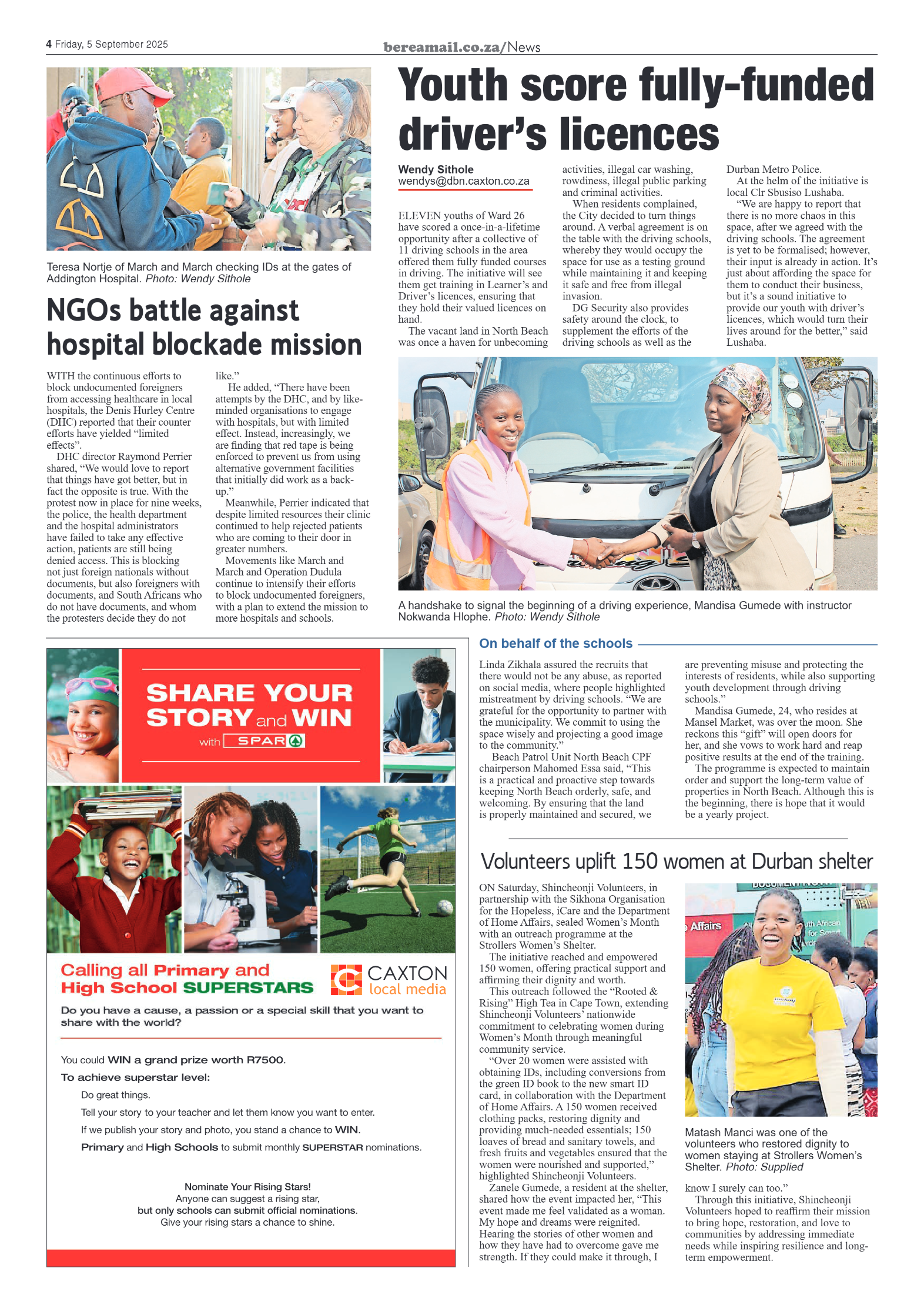 Berea Mail 05 September 2025 page 4