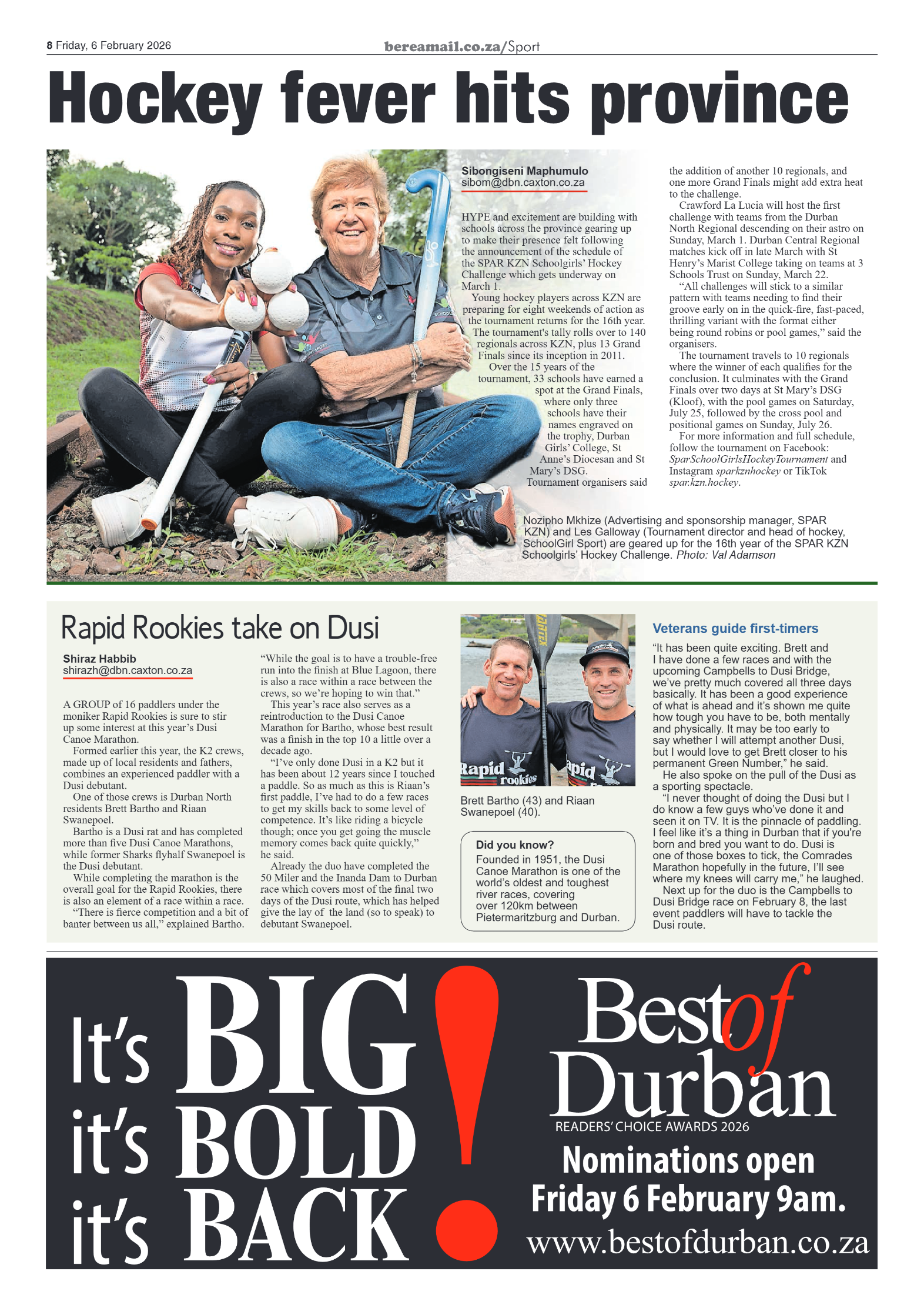 Berea Mail 06 February 2026 page 8