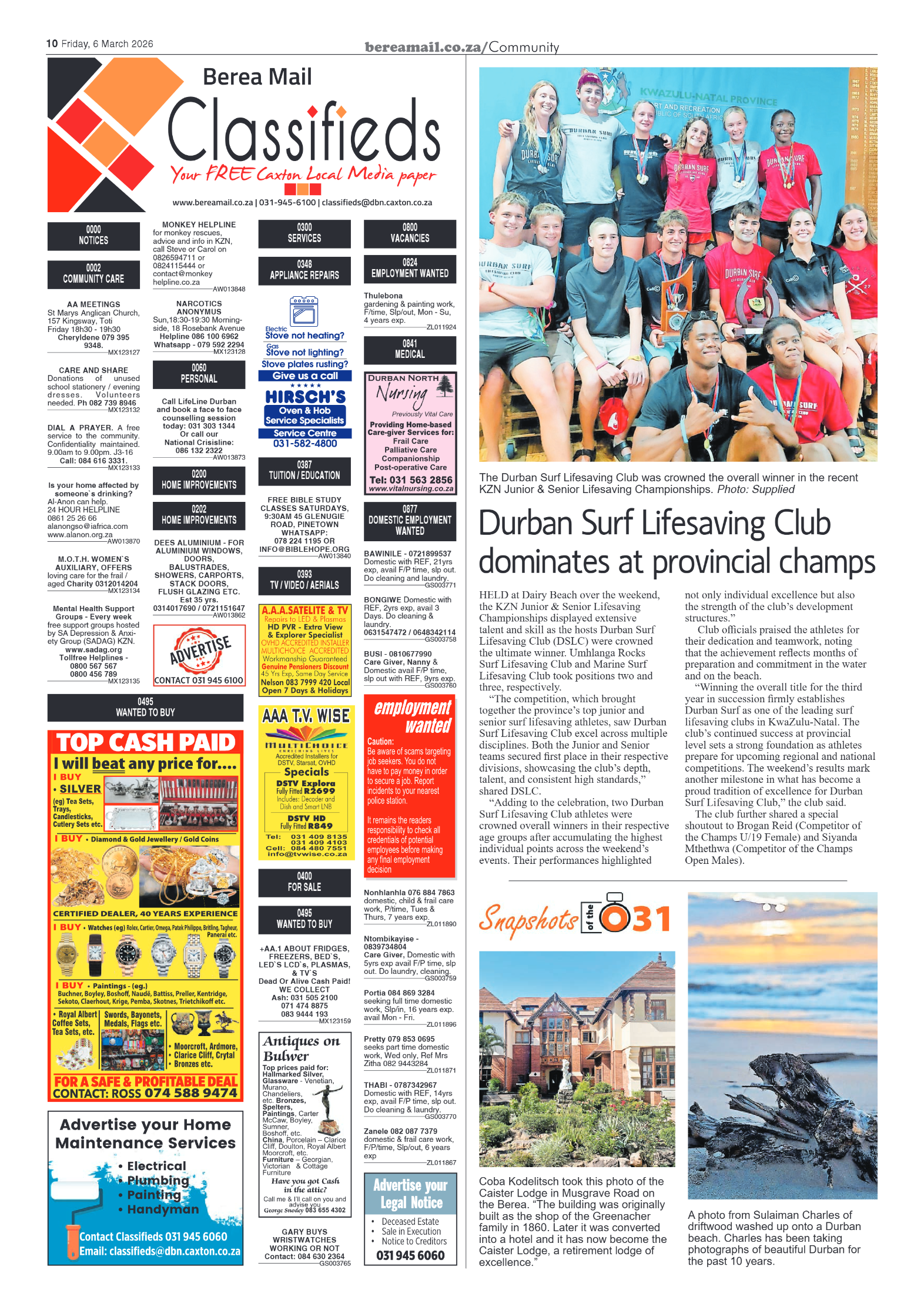 Berea Mail 06 March 2026 page 10