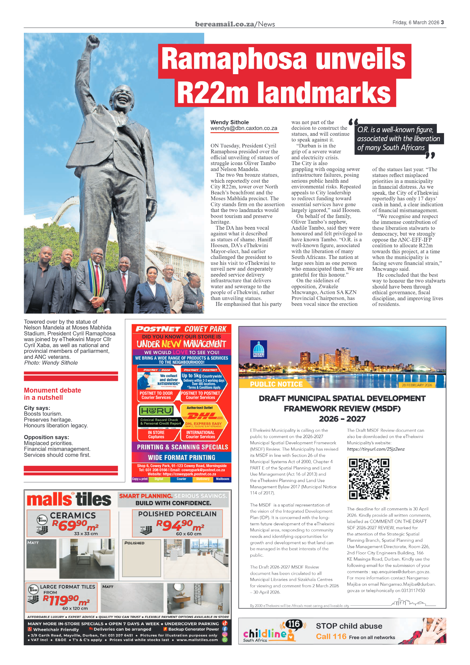 Berea Mail 06 March 2026 page 3