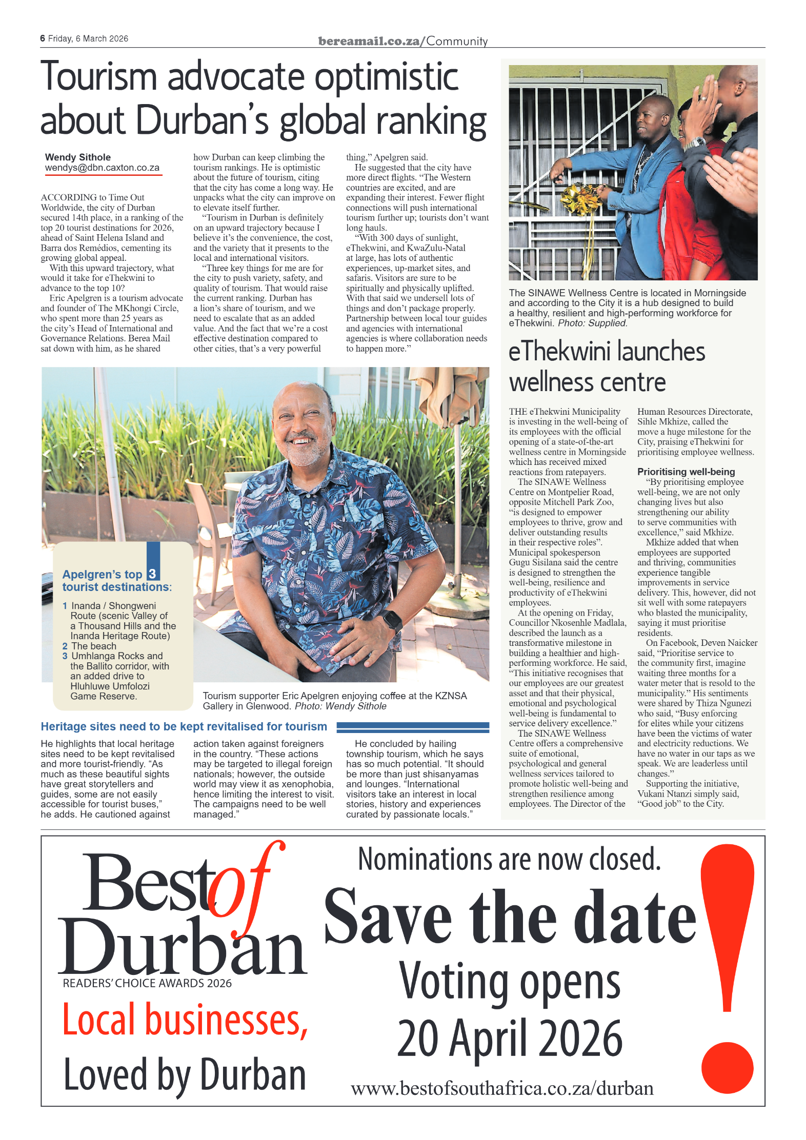 Berea Mail 06 March 2026 page 6