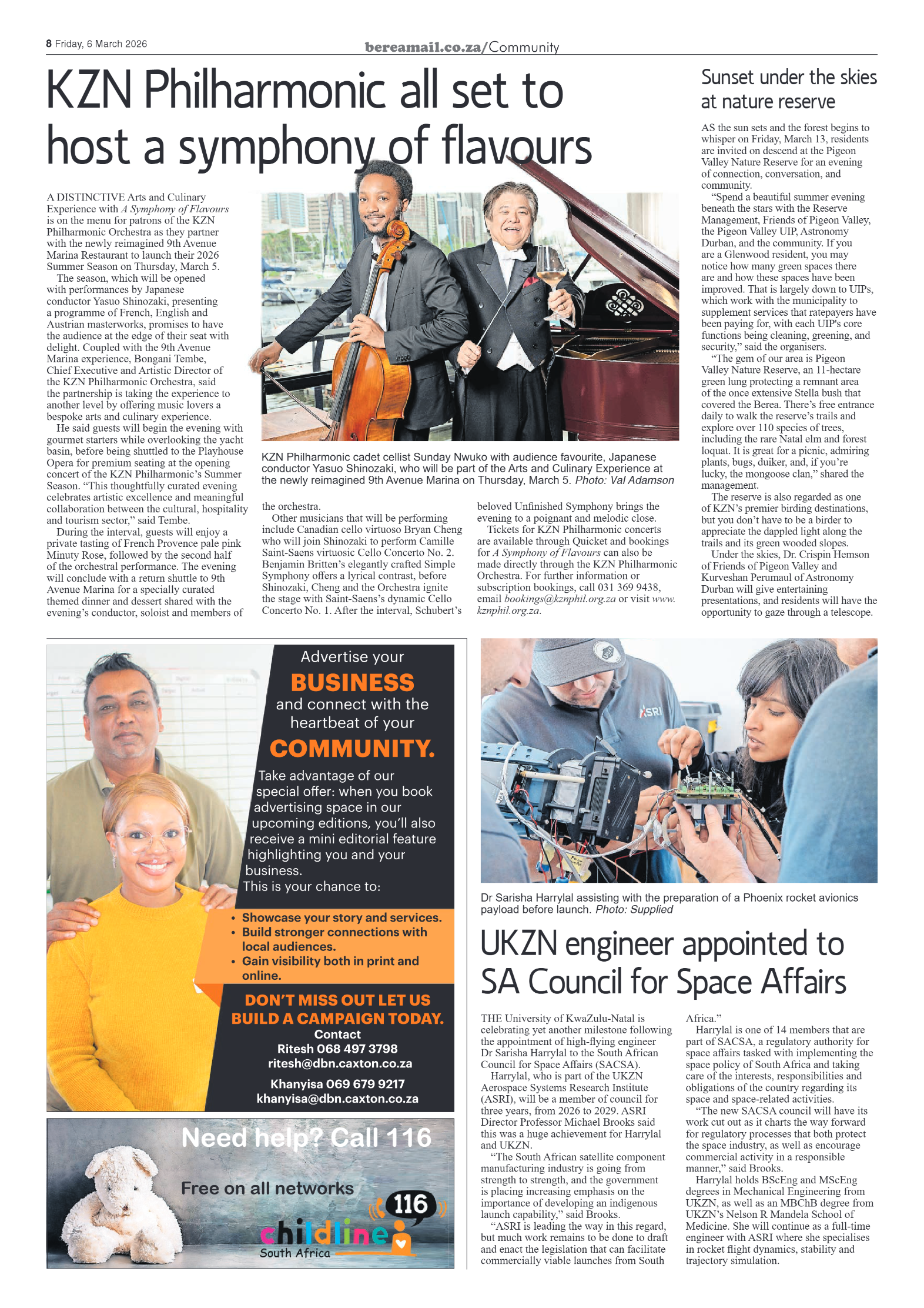 Berea Mail 06 March 2026 page 8