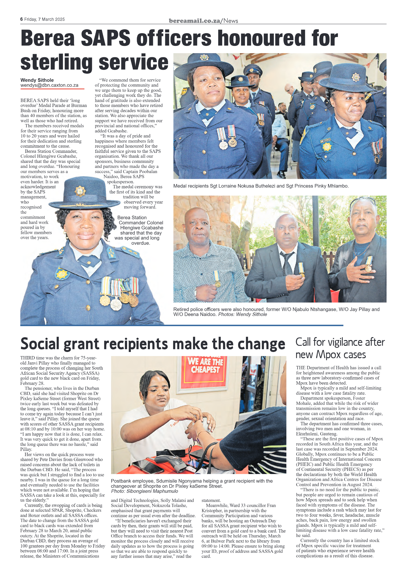 Berea Mail 07 March 2025 page 6