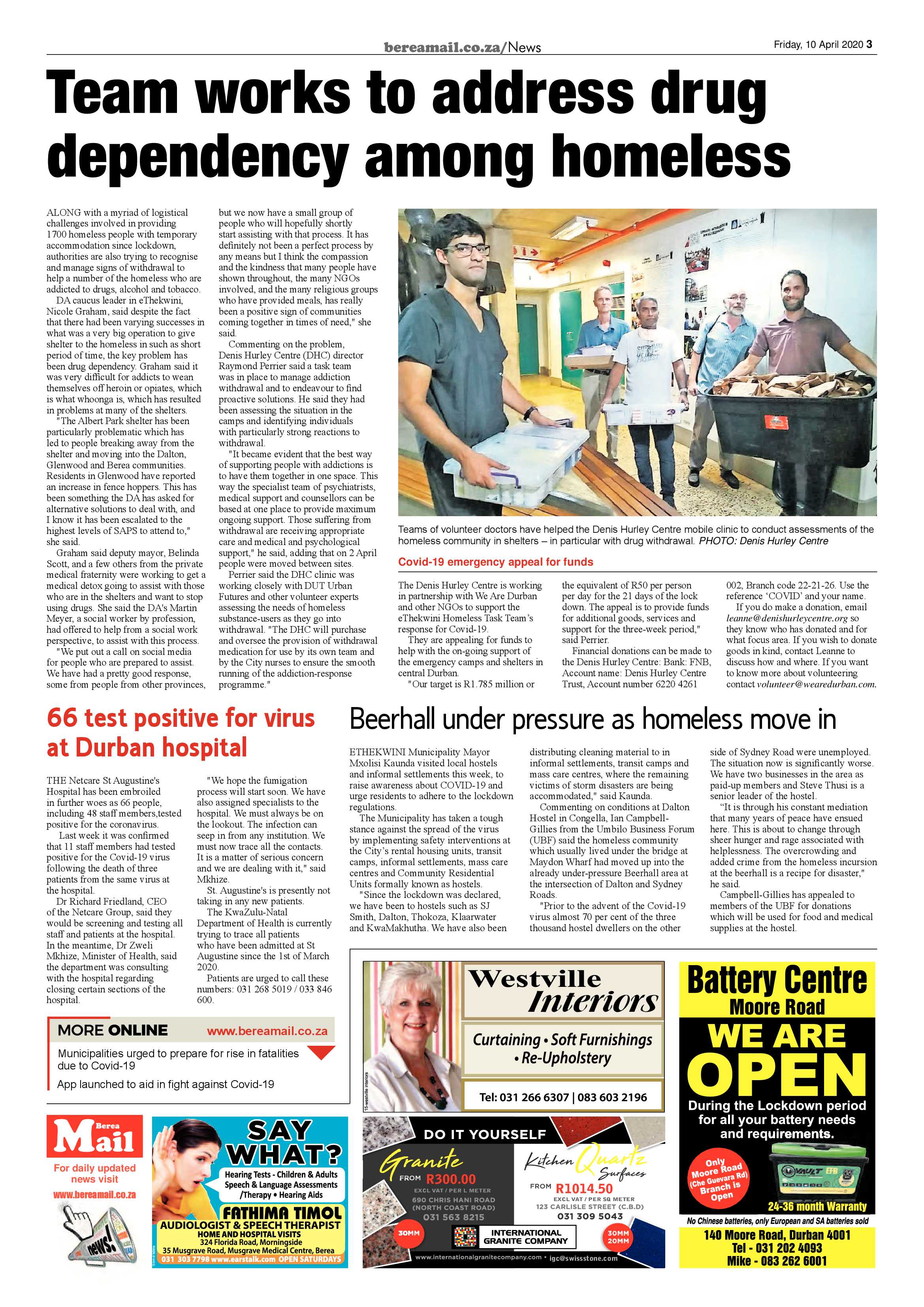 Berea Mail 10 April 2020 page 3