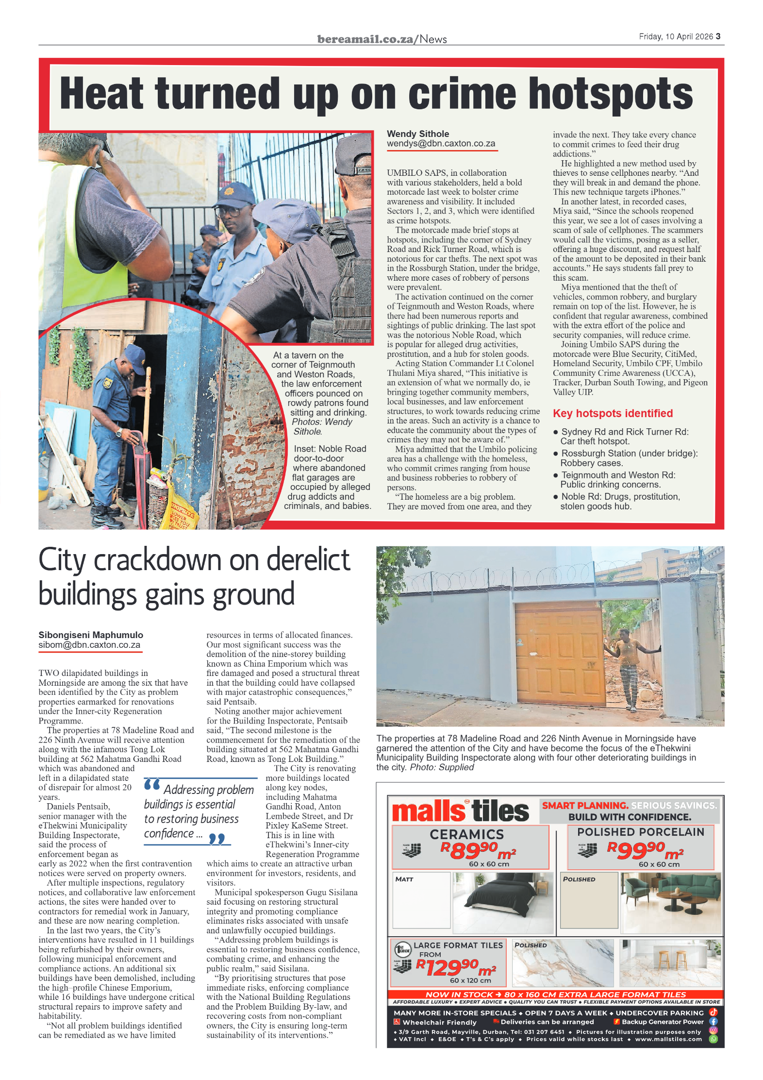 Berea Mail 10 April 2026 page 3
