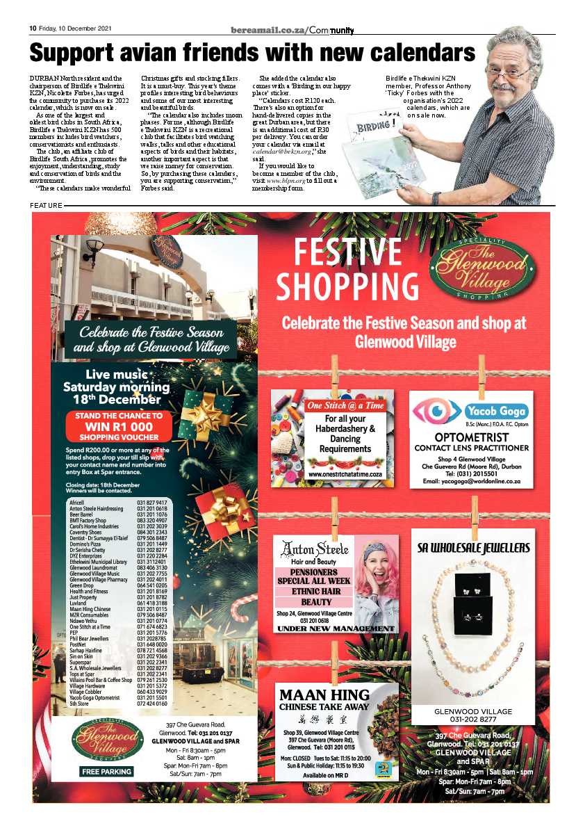 Berea Mail 10 December 2021 page 10