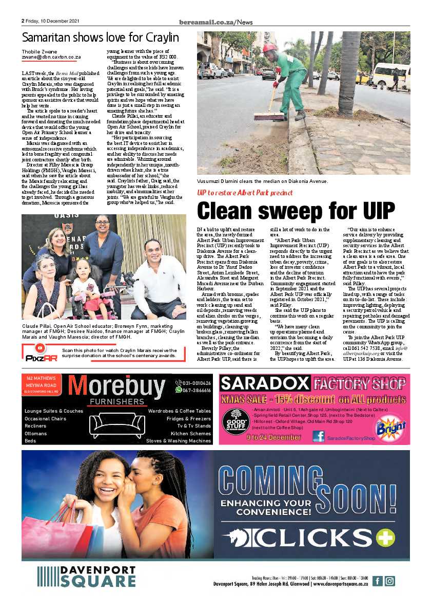 Berea Mail 10 December 2021 page 2