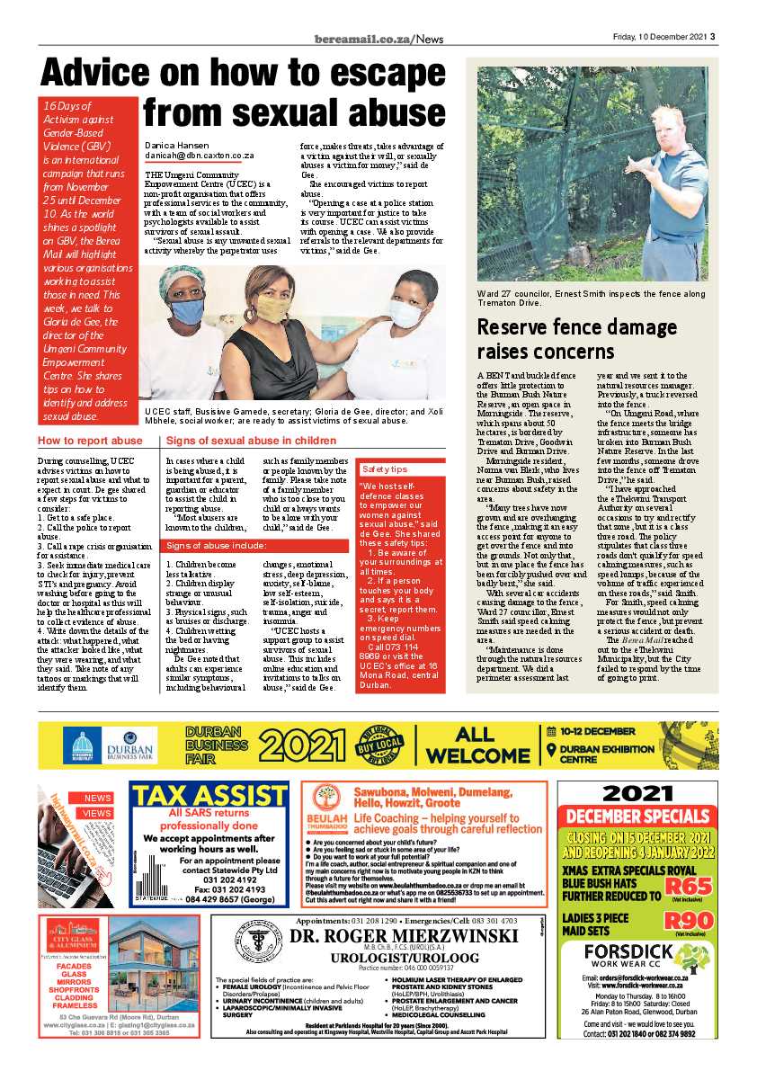 Berea Mail 10 December 2021 page 3