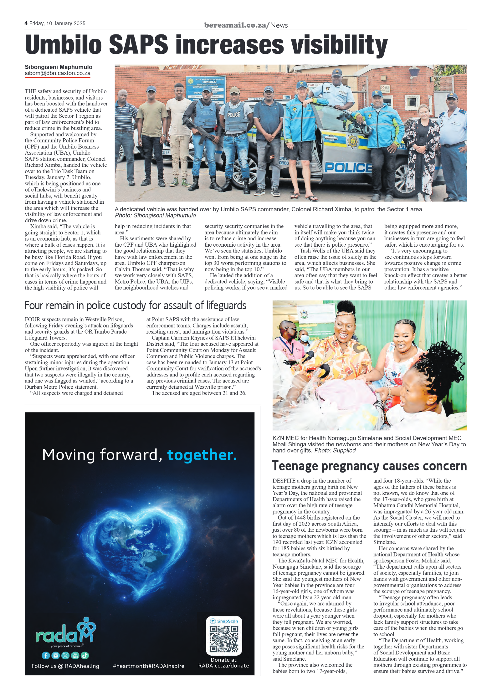 Berea Mail 10 January 2025 page 4