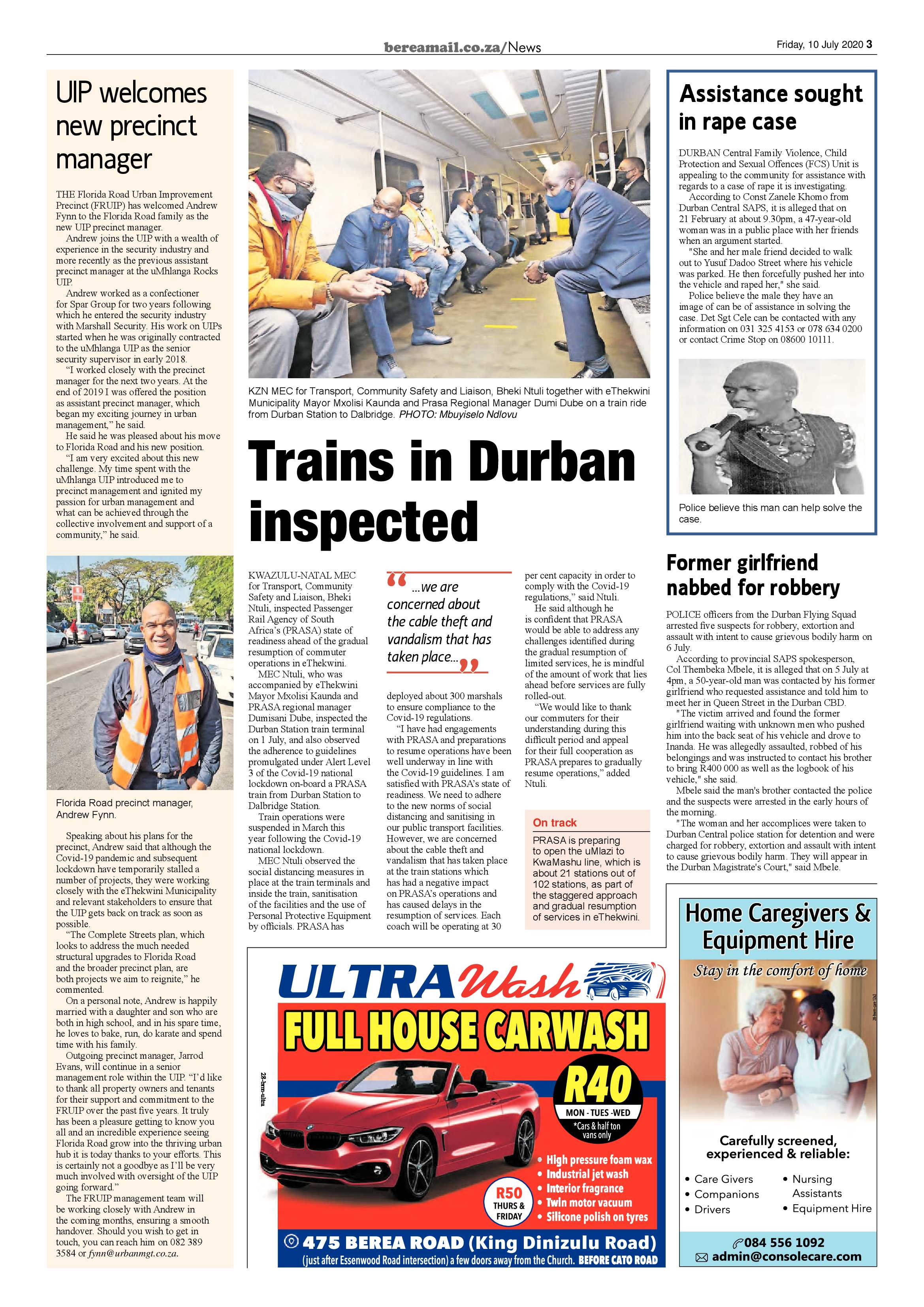 Berea Mail 10 July 2020 page 3