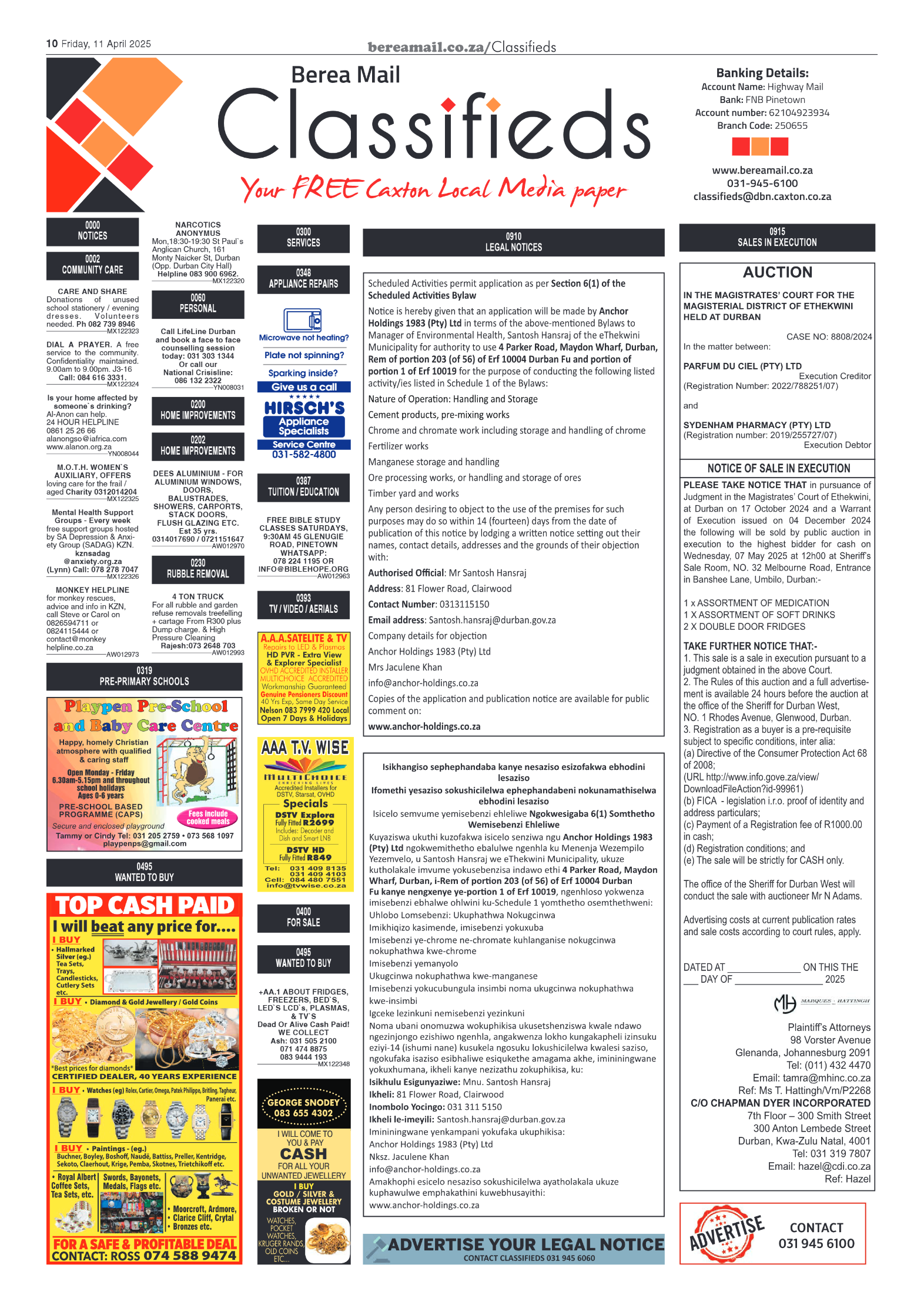 Berea Mail 11 April 2025 page 10
