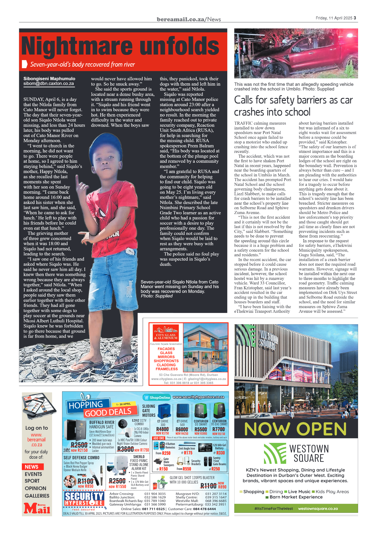 Berea Mail 11 April 2025 page 3