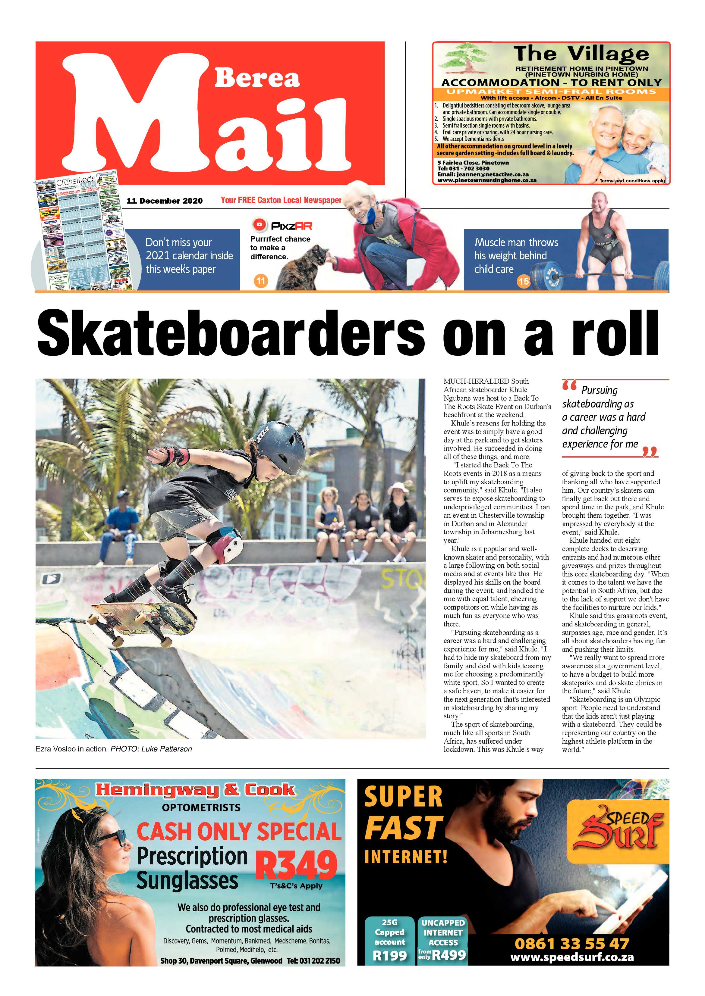 Berea Mail 11 December 2020 page 1
