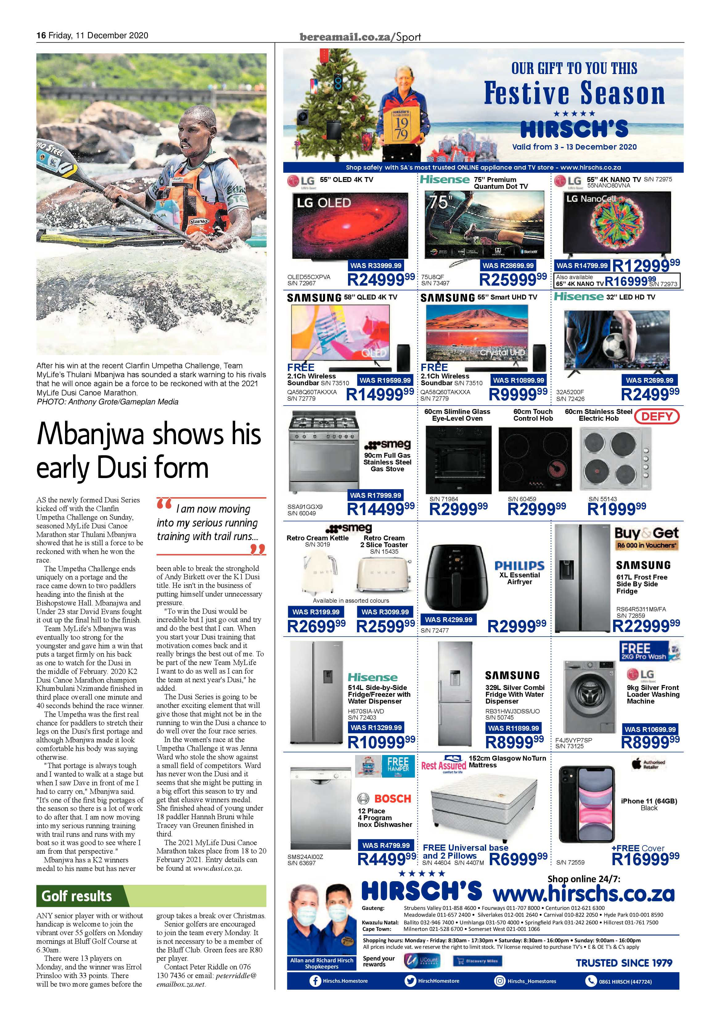 Berea Mail 11 December 2020 page 16