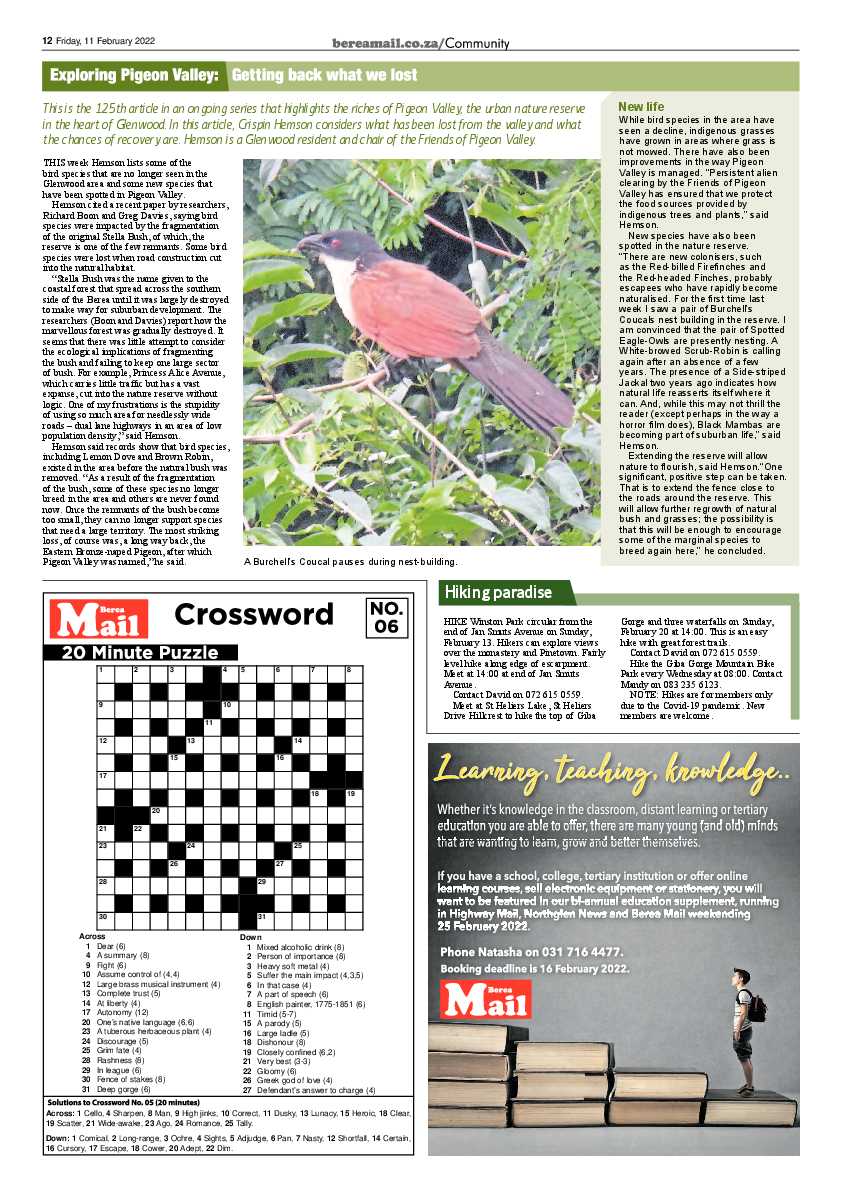 Berea Mail 11 February 2022 page 12