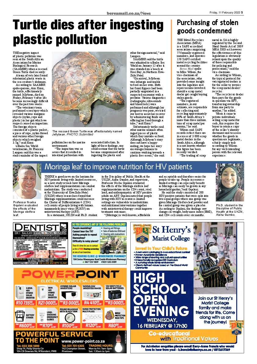 Berea Mail 11 February 2022 page 5