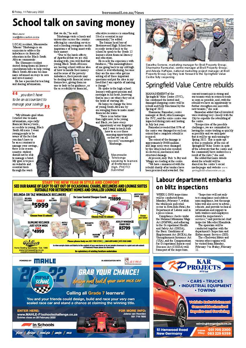 Berea Mail 11 February 2022 page 6