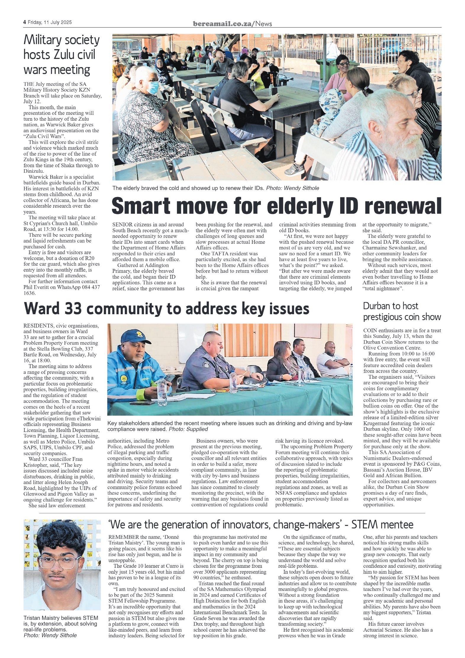 Berea Mail 11 July 2025 page 4