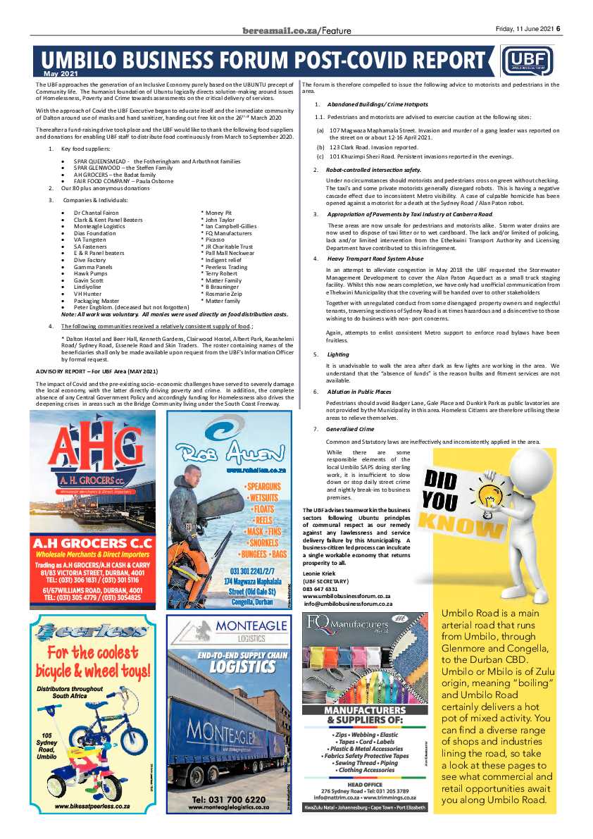 Berea Mail 11 June 2021 page 6