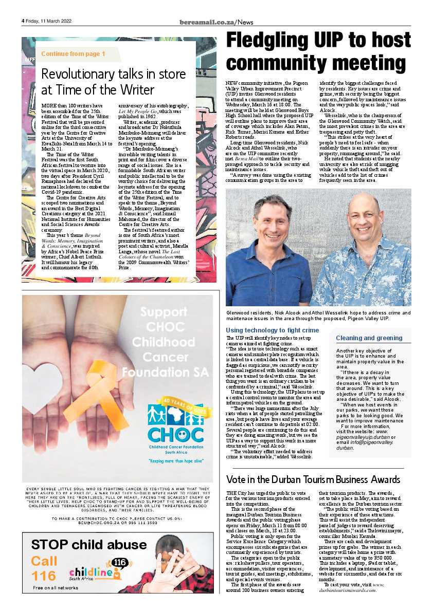 Berea Mail 11 March 2022 page 4