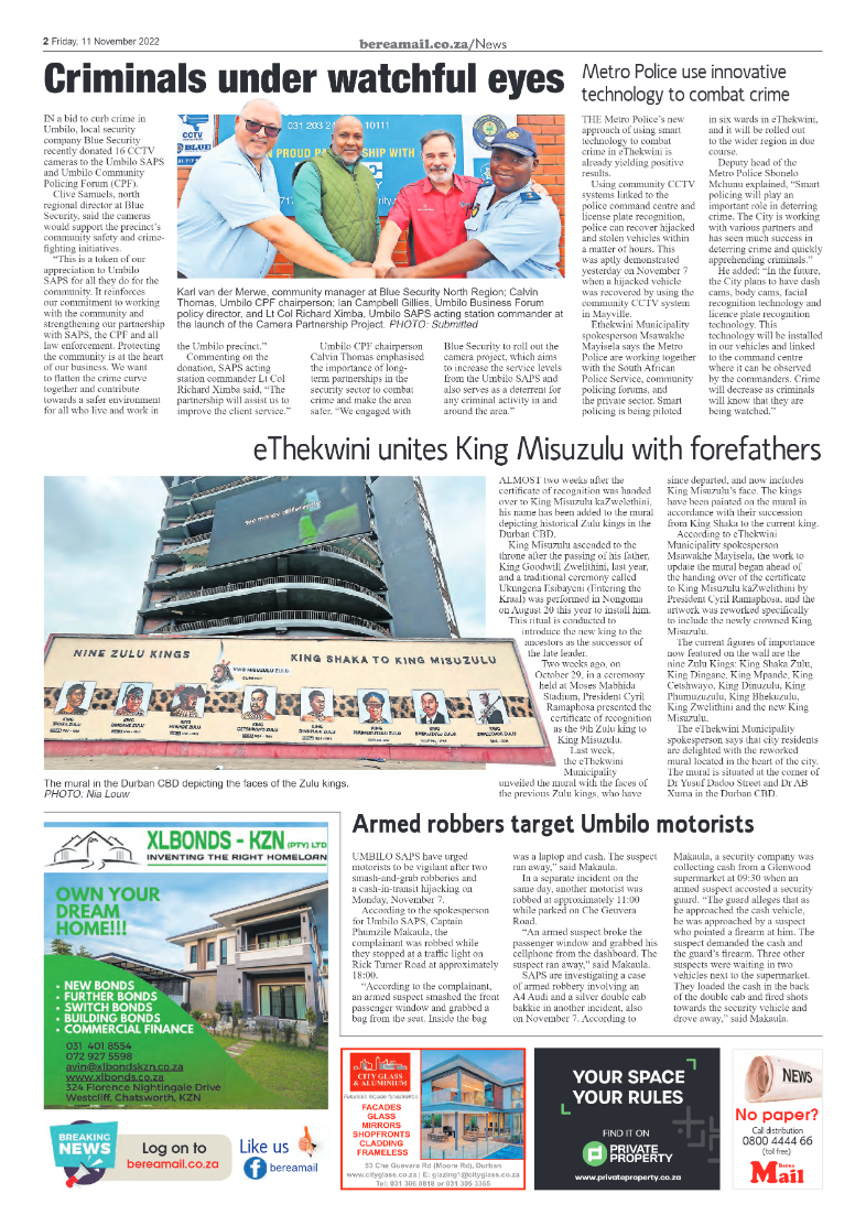 Berea Mail 11 November 2022 page 2