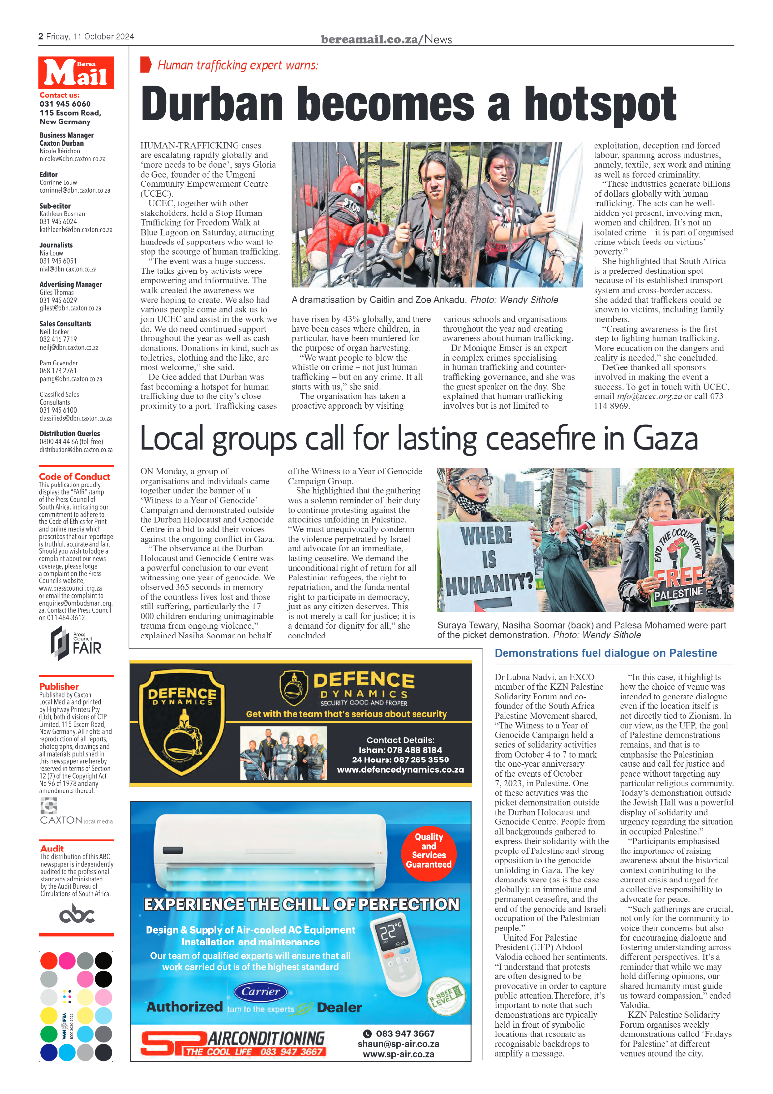 Berea Mail 11 October 2024 page 2