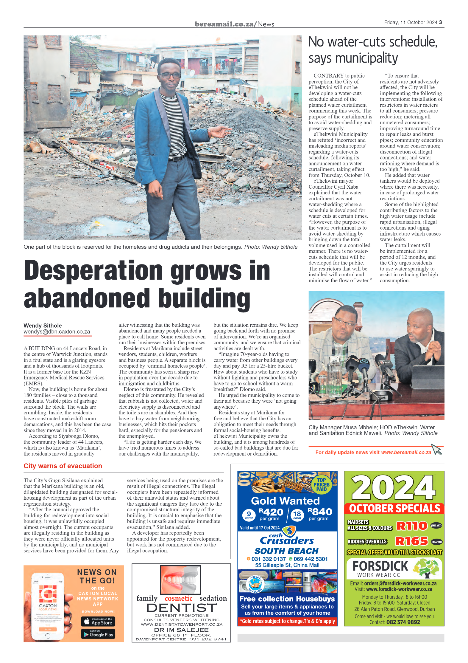 Berea Mail 11 October 2024 page 3