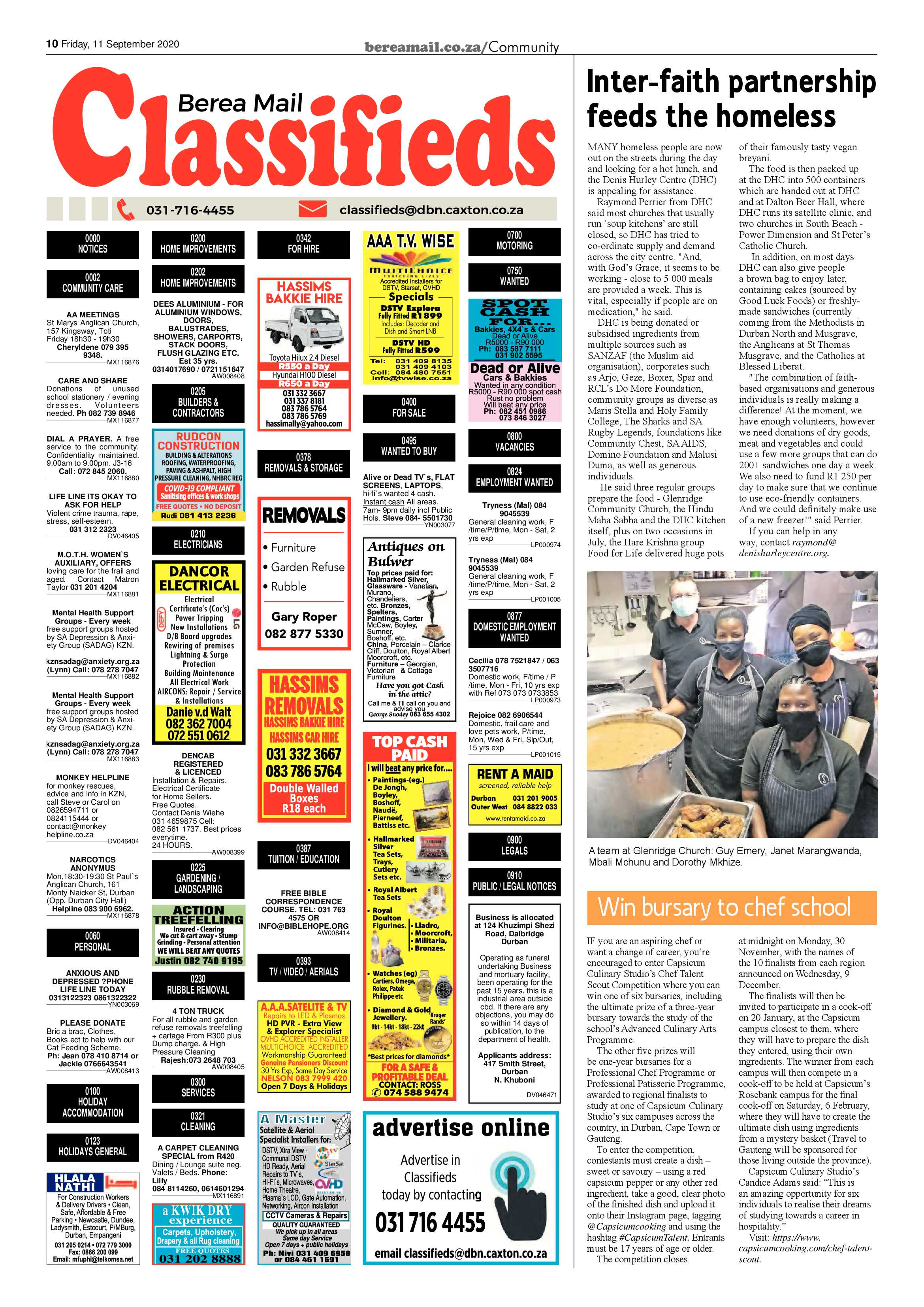 Berea Mail 11 September 2020 page 10
