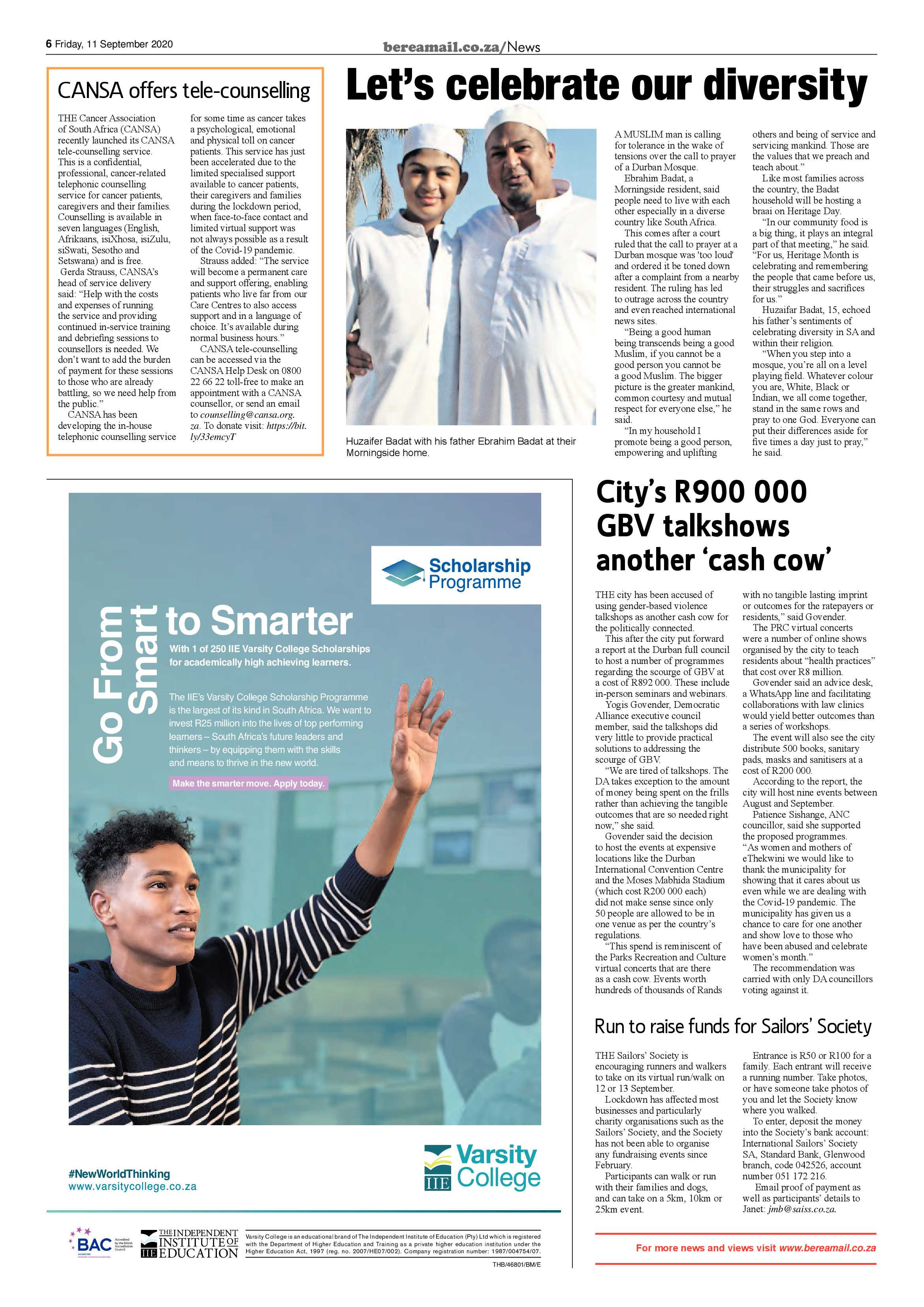 Berea Mail 11 September 2020 page 6