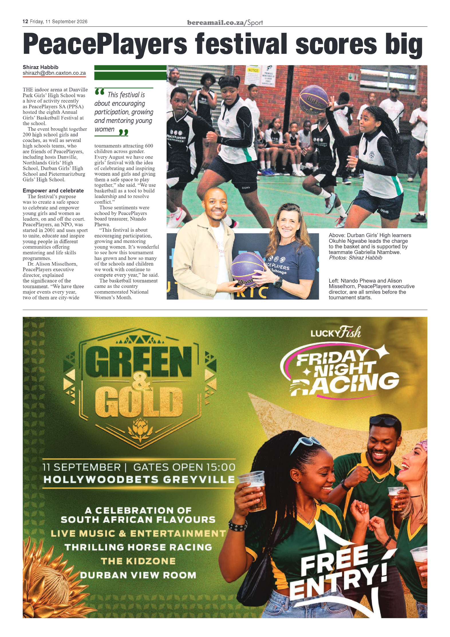 Berea Mail 11 September 2026 page 12