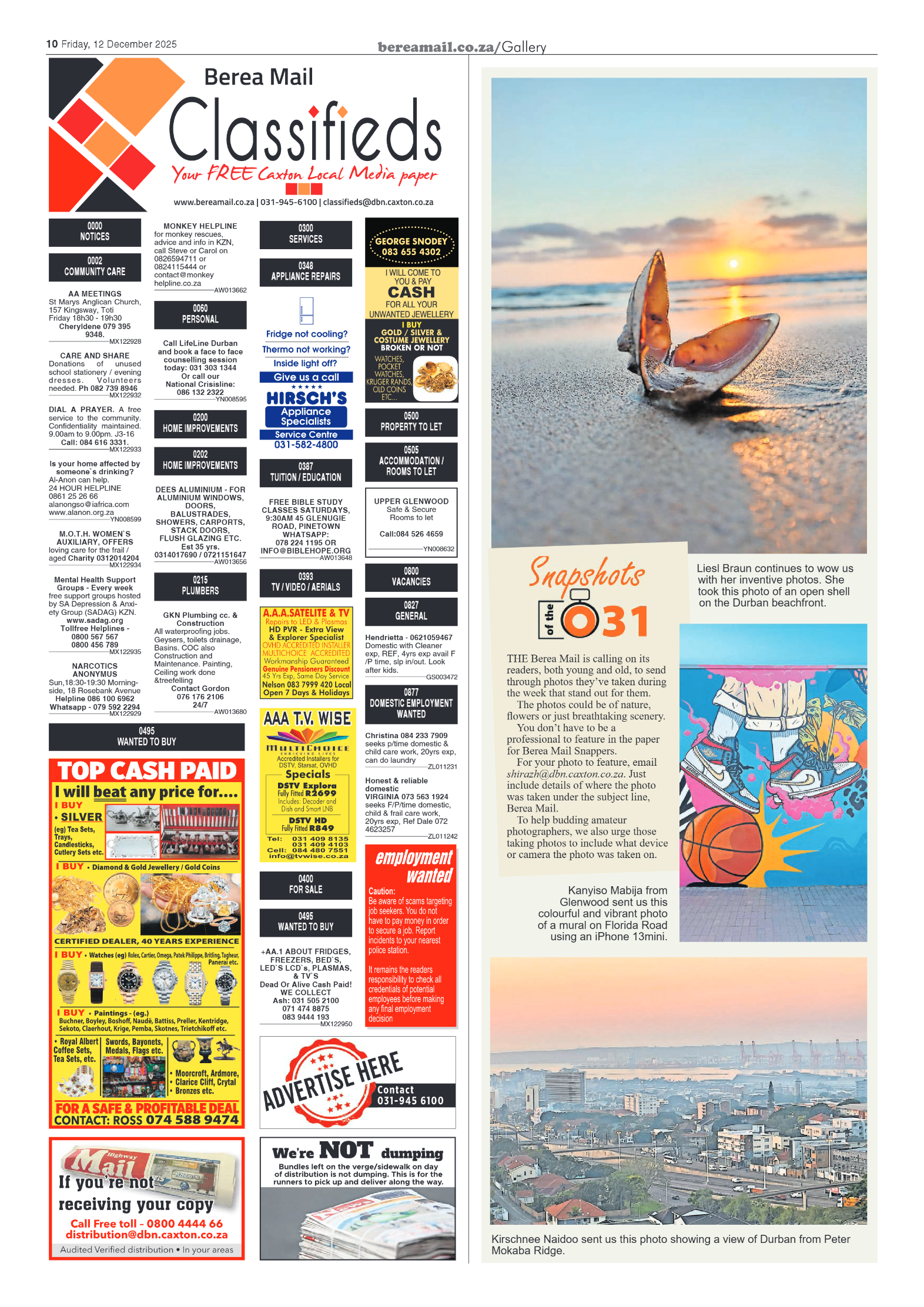 Berea Mail 12 December 2025 page 10