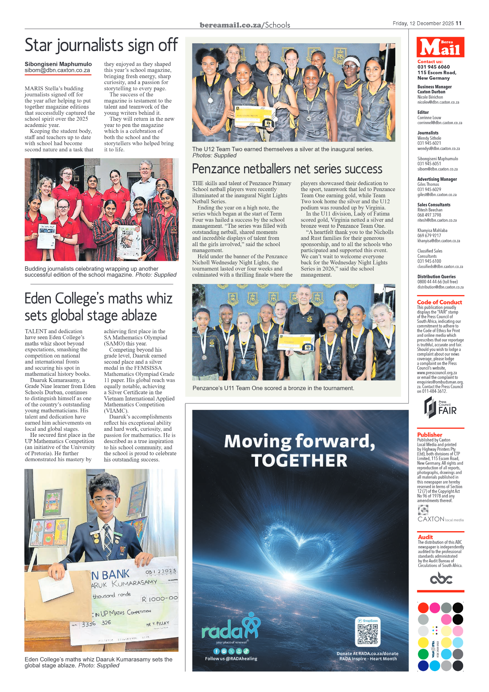 Berea Mail 12 December 2025 page 11