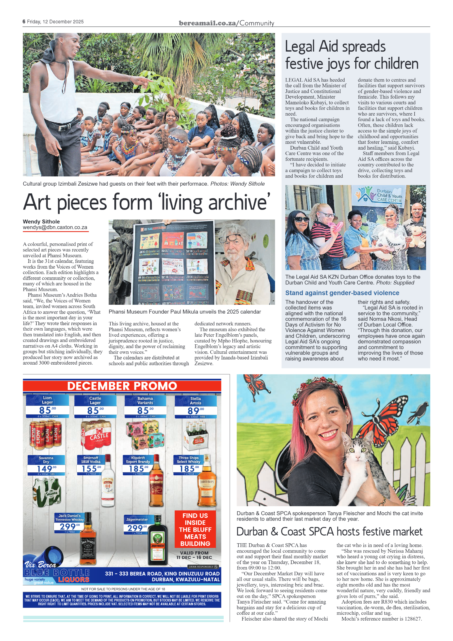 Berea Mail 12 December 2025 page 6
