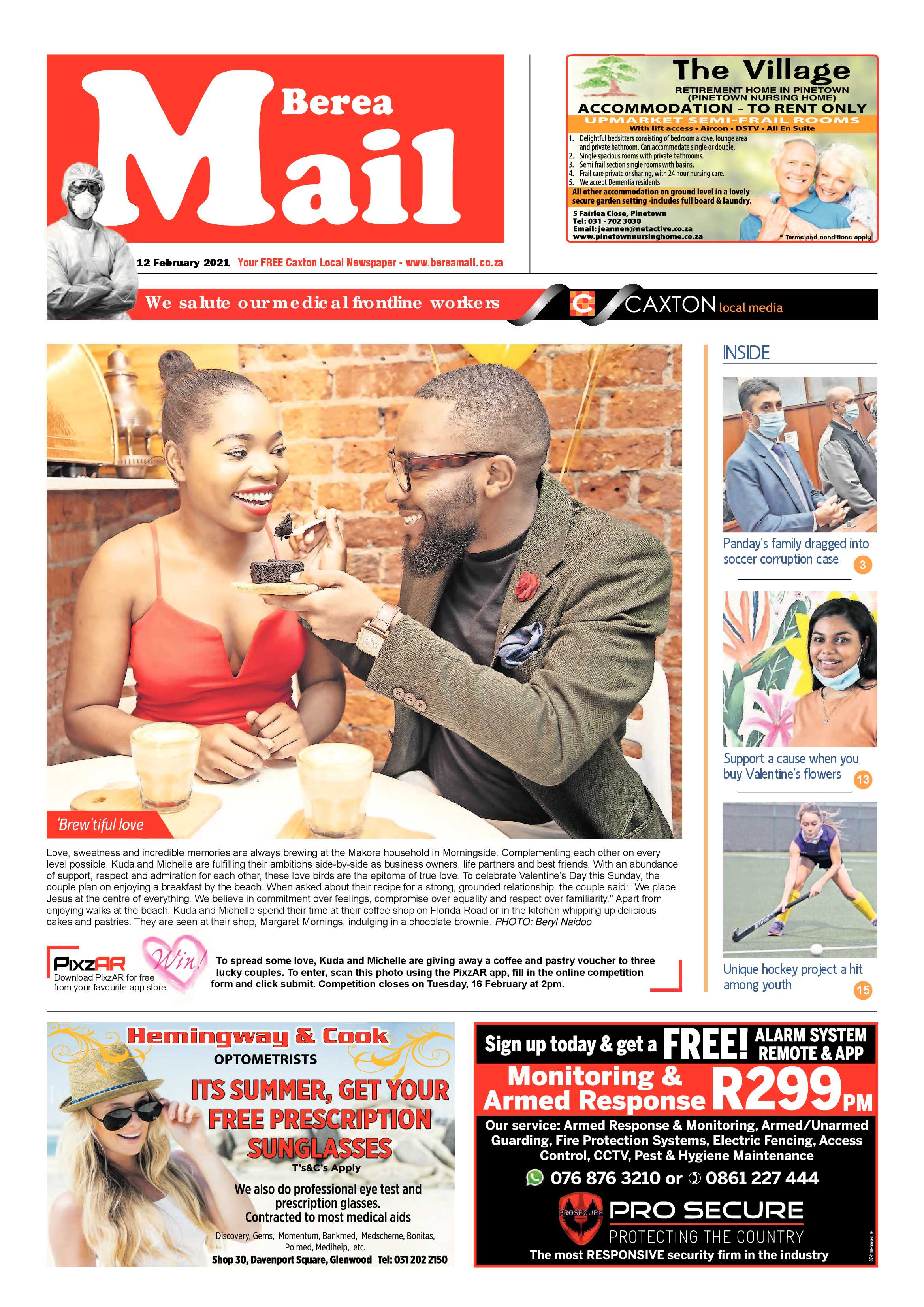 Berea Mail 12 February 2021 page 1