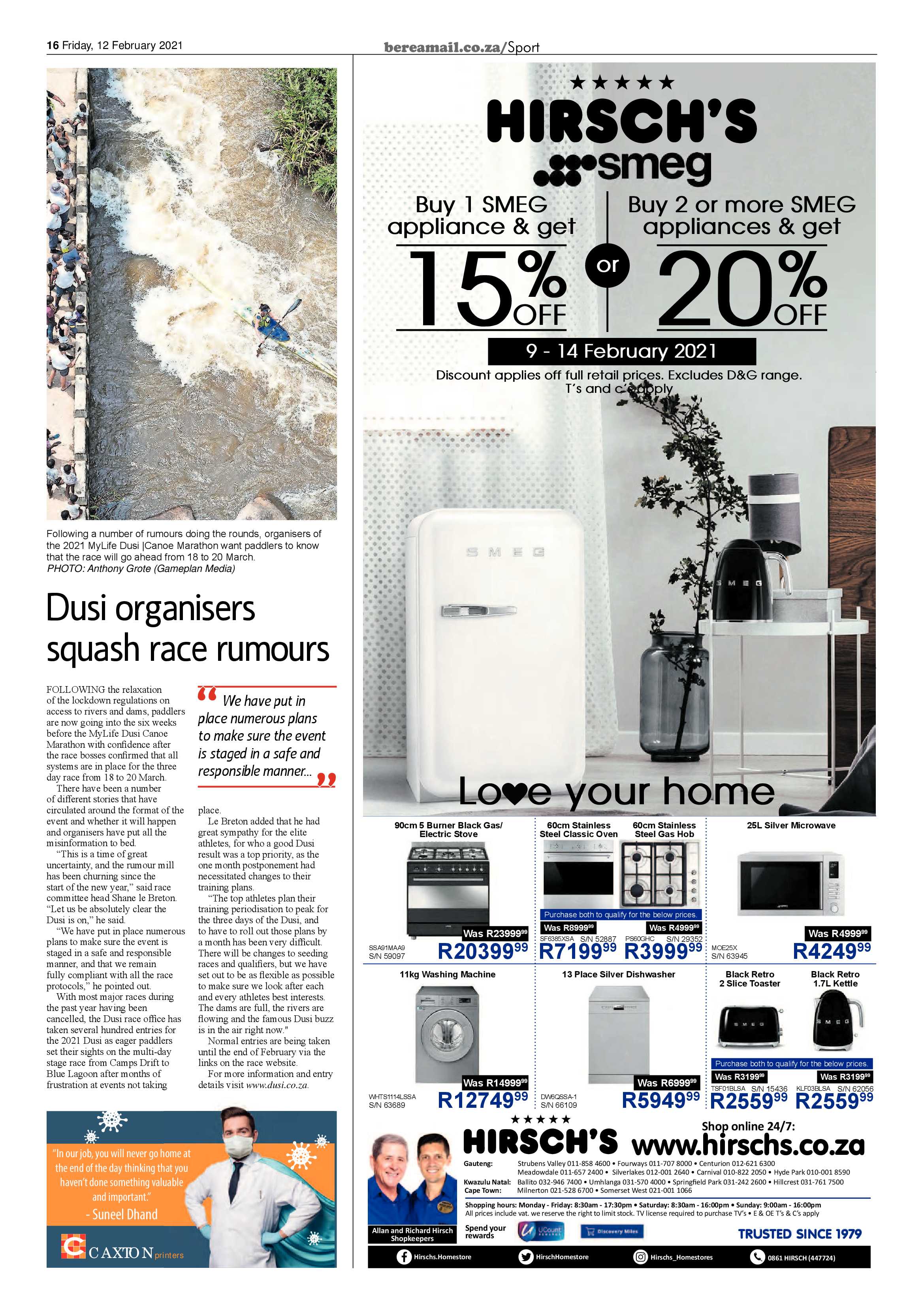 Berea Mail 12 February 2021 page 16