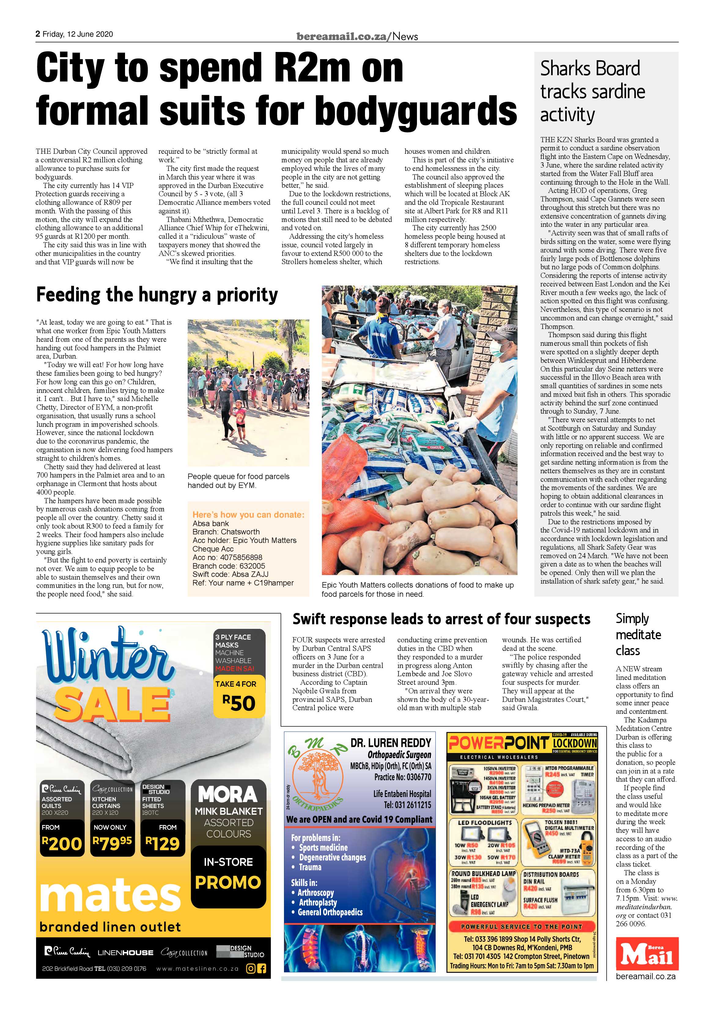 Berea Mail 12 June 2020 page 2