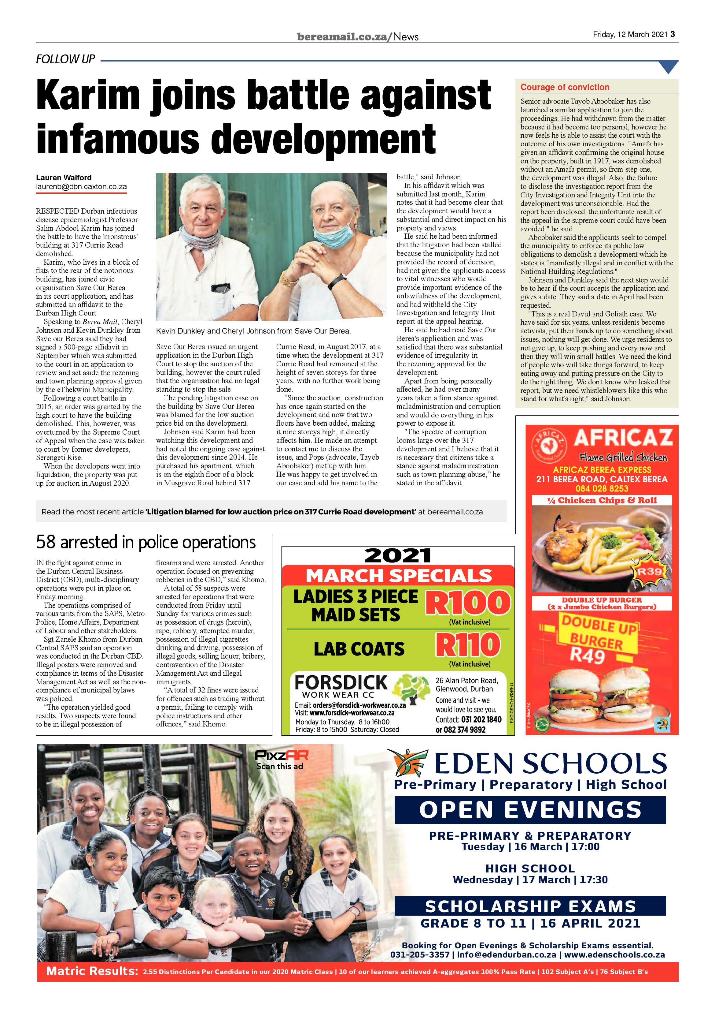 Berea Mail 12 March 2021 page 3