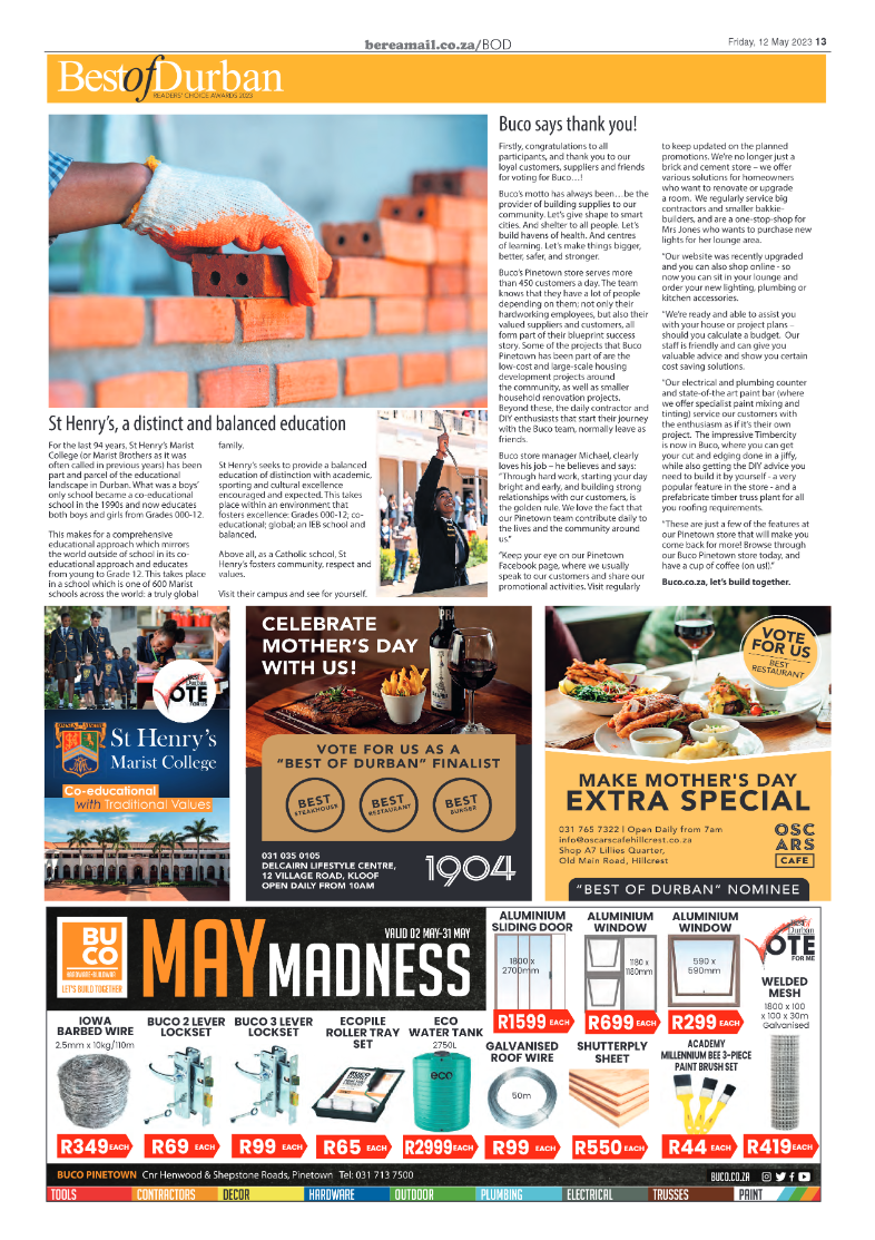 Berea Mail 12 May 2023 page 13