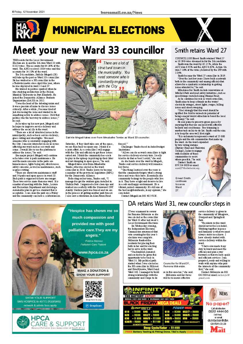 Berea Mail 12 November 2021 page 4