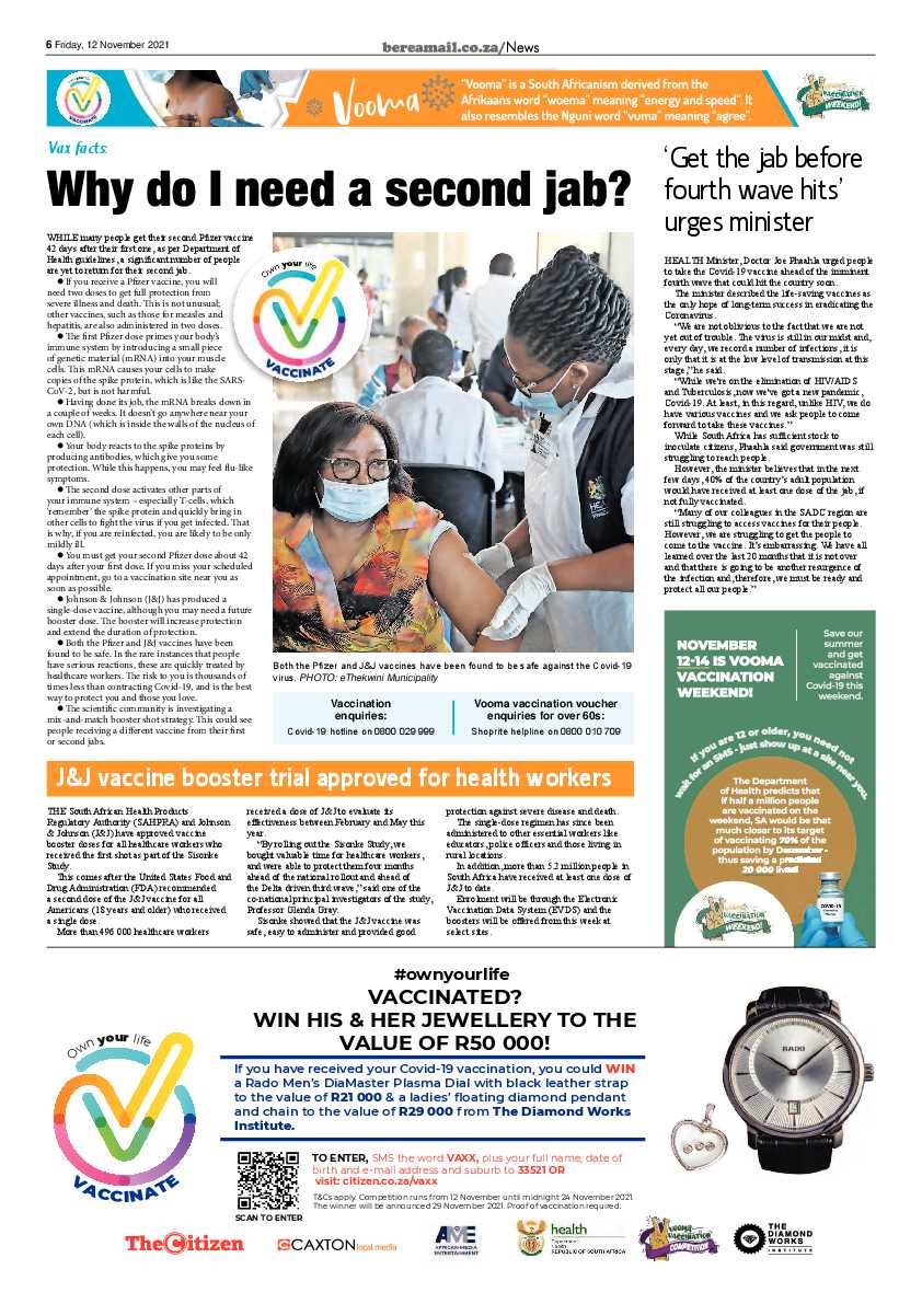 Berea Mail 12 November 2021 page 6