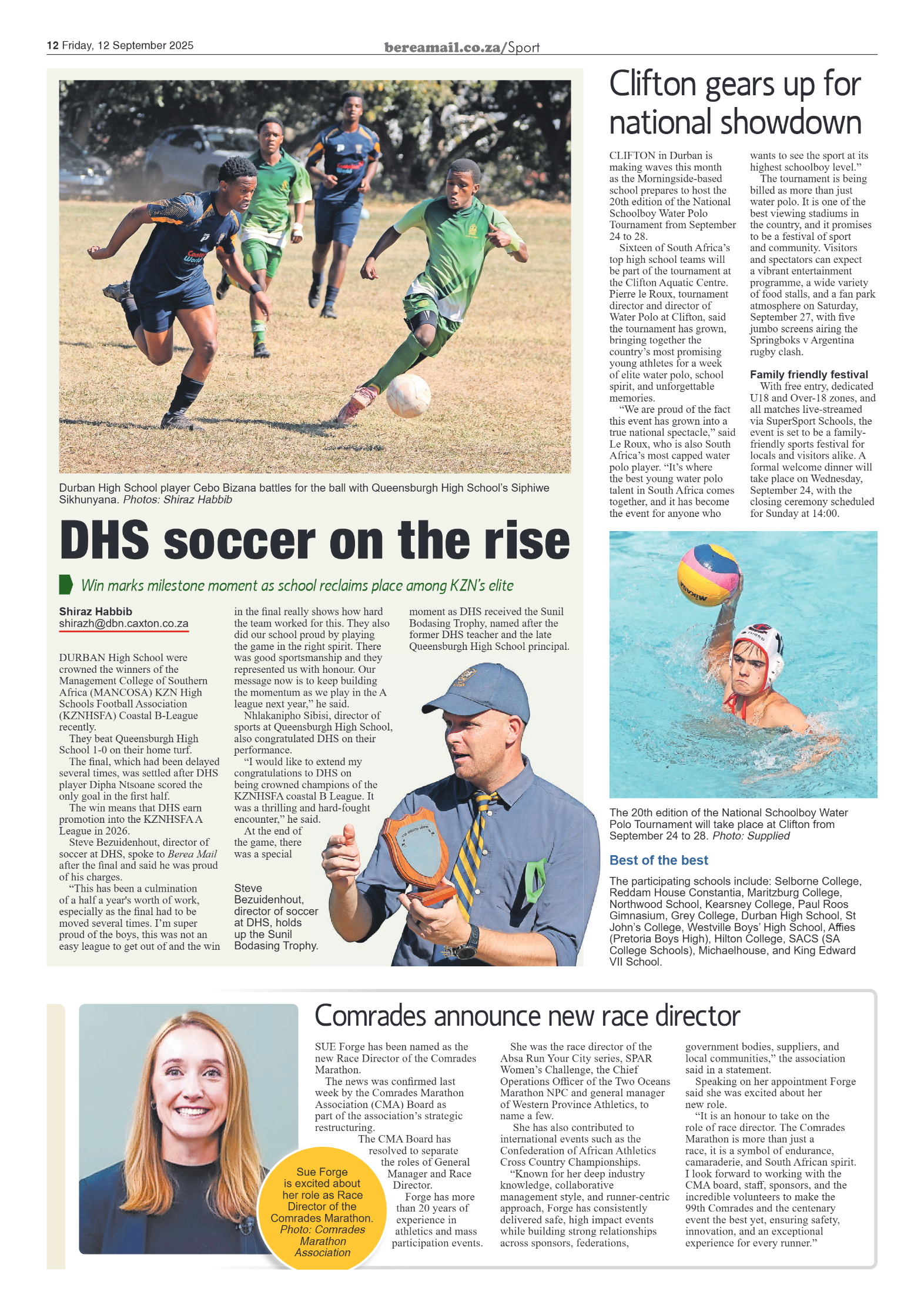 Berea Mail 12 september 2025 page 12
