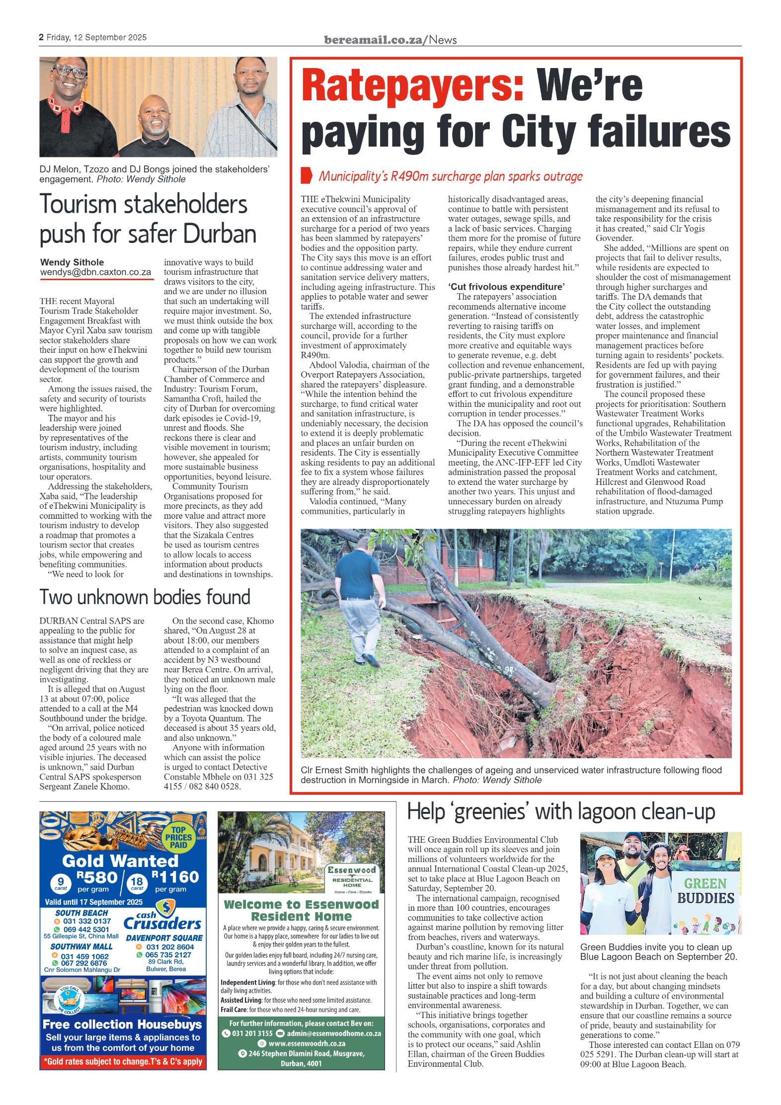 Berea Mail 12 september 2025 page 2