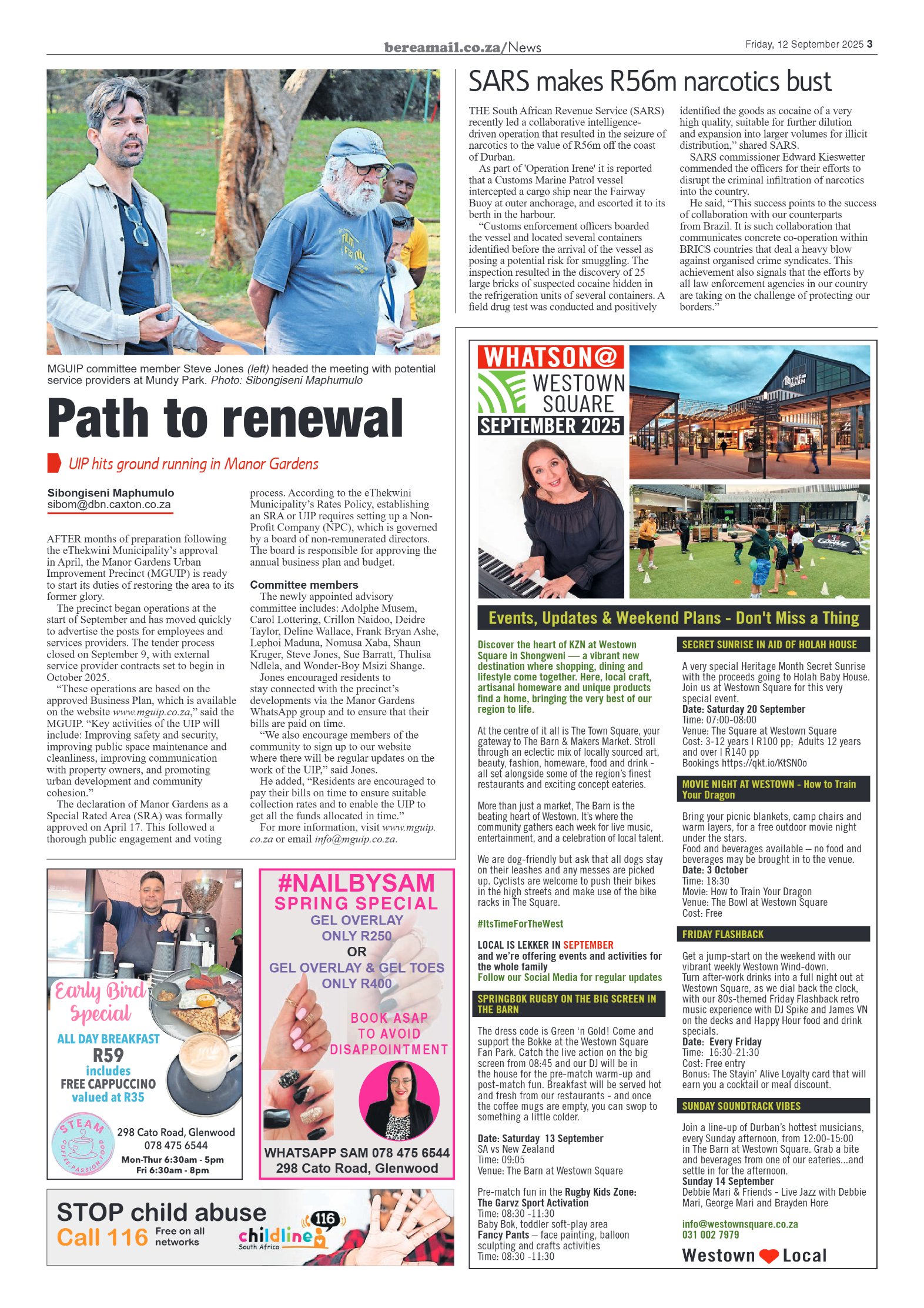 Berea Mail 12 september 2025 page 3