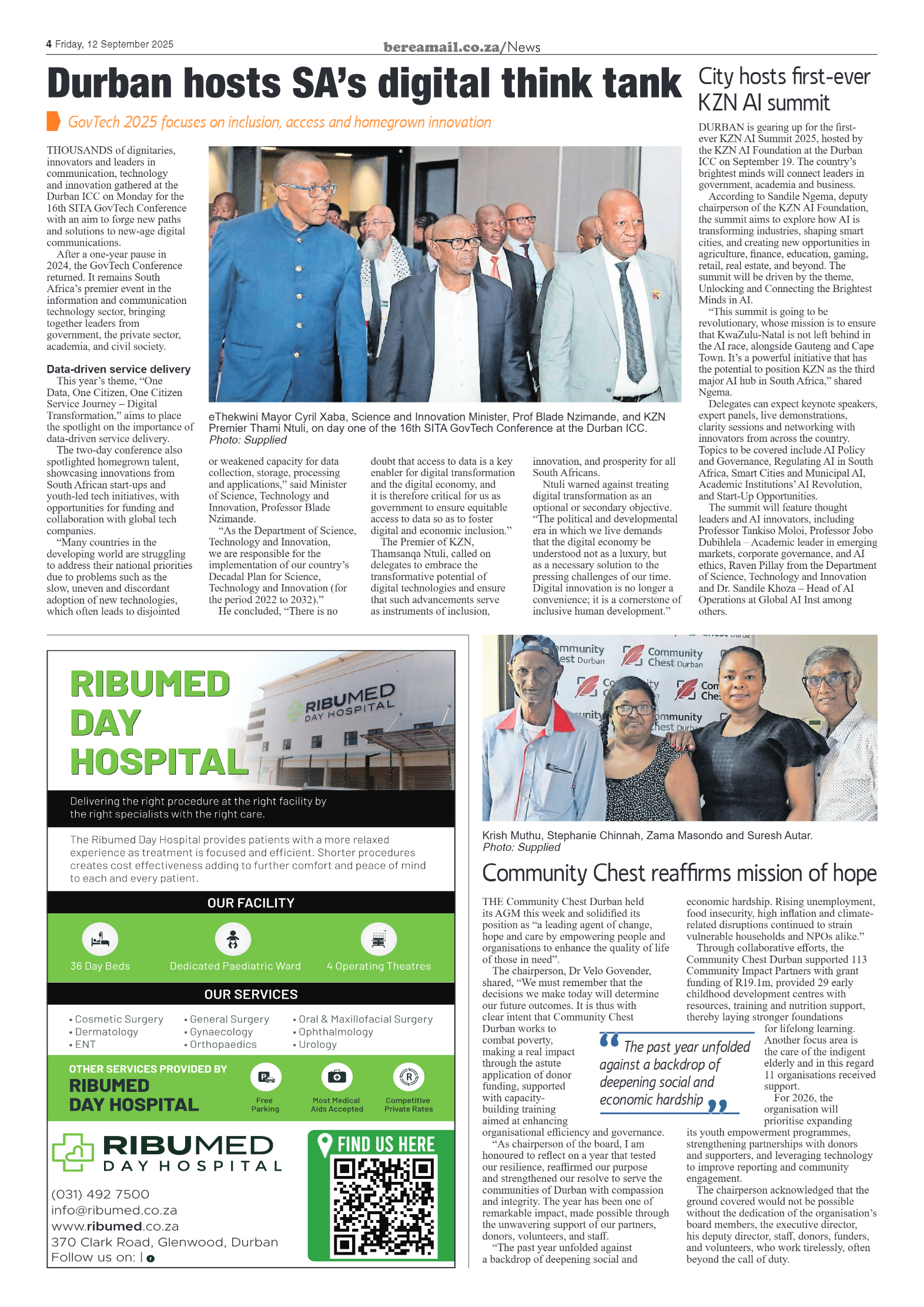 Berea Mail 12 september 2025 page 4