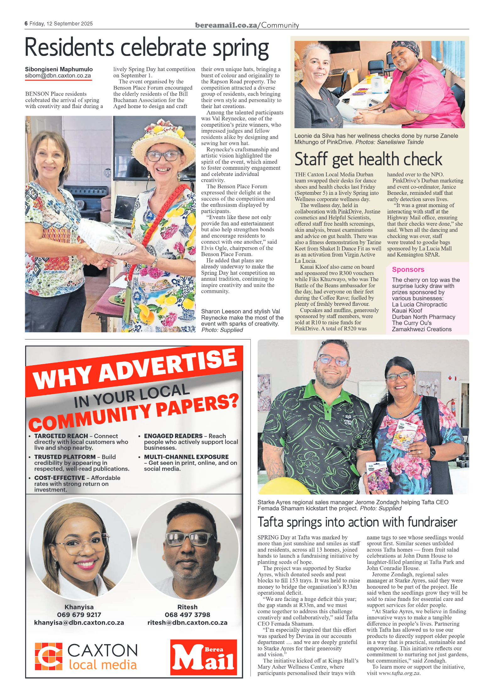 Berea Mail 12 september 2025 page 6